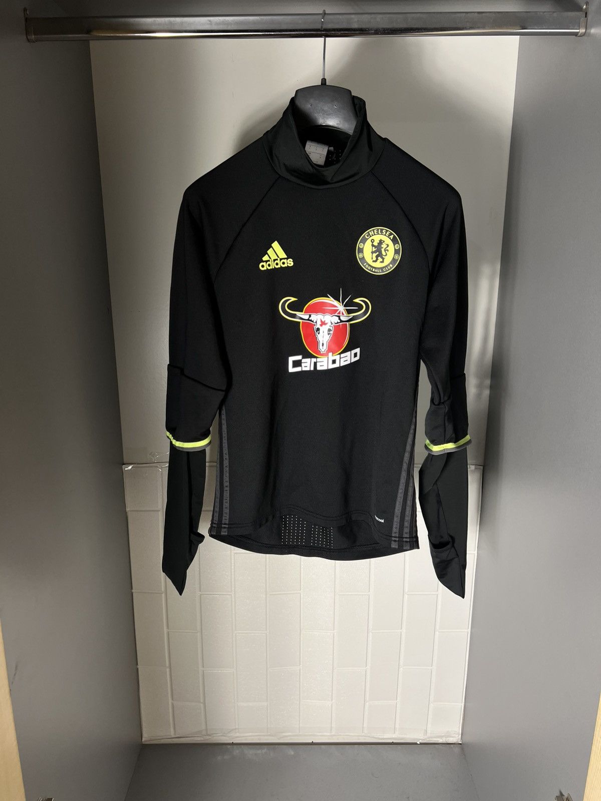 Vintage VERY RARE ADIDAS FC CHELSEA LONDON ENGLAND SOCCER JERSEY 90s Size US S / EU 44-46 / 1 - 1 Thumbnail