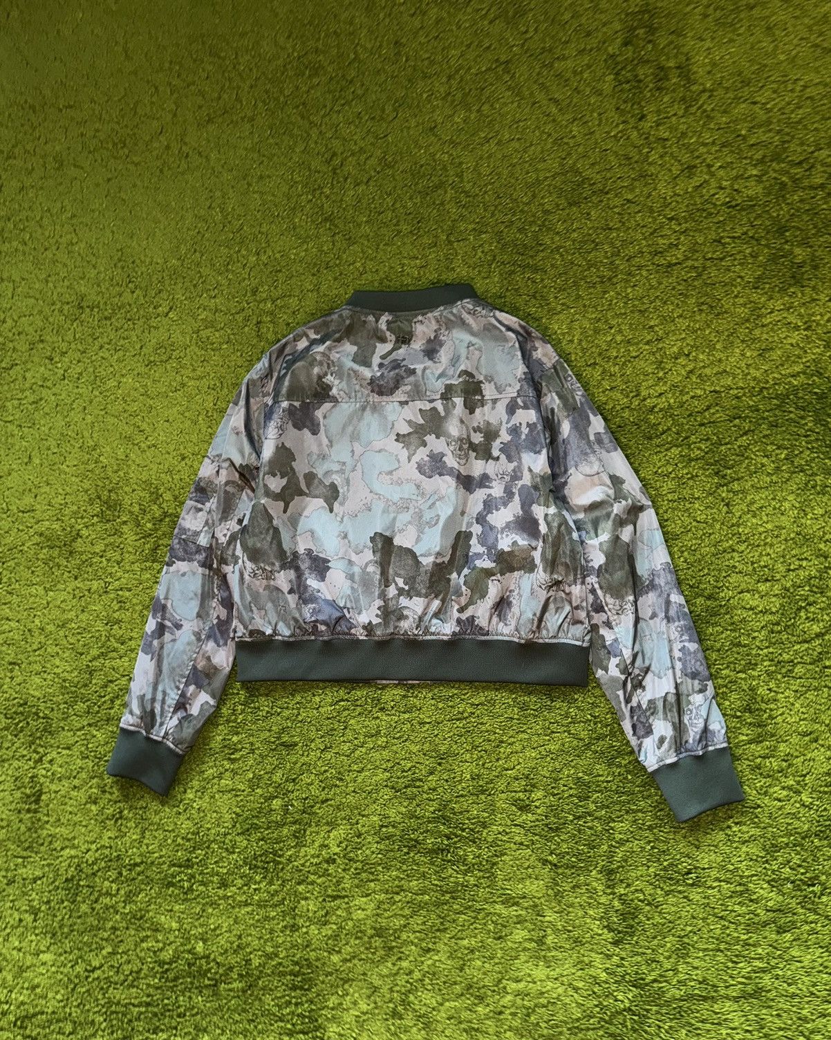 Designer × Harley Davidson × Vintage Harley-Davidson camo bomber jacket Size M / US 6-8 / IT 42-44 - 3 Thumbnail