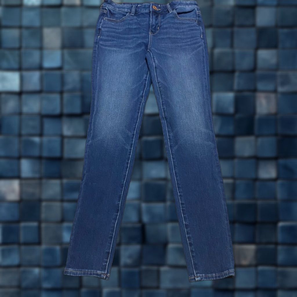 American Eagle Outfitters American Eagle Outfitters Jeans Womens 4 Blue Denim Jegging Dark Wash Mid Rise Stretch Size 27" / US 4 / IT 40 - 1 Thumbnail