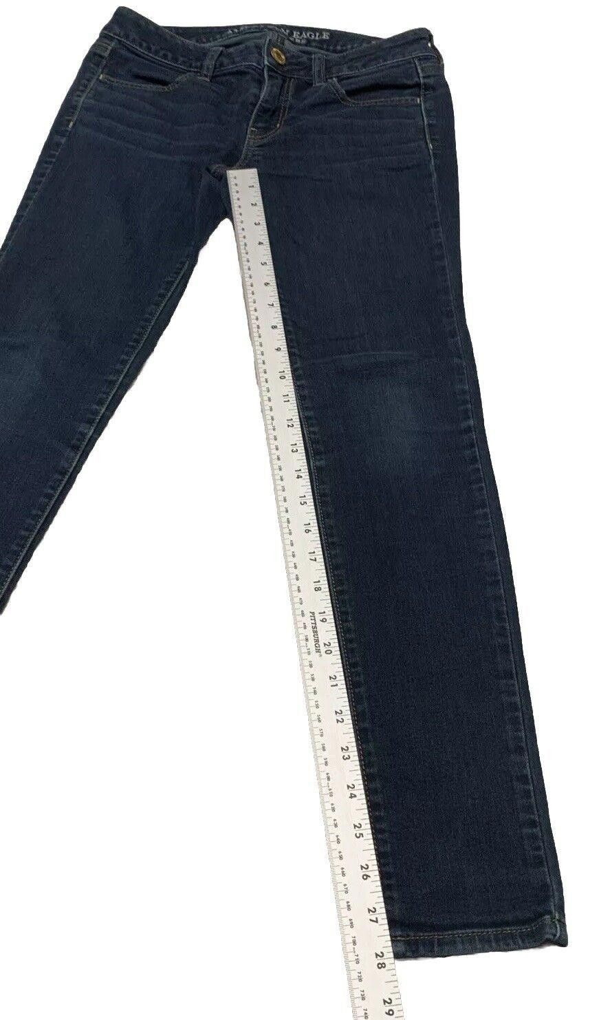 Other American Eagle Women's Jegging Size 2 Blue Stretch Jeans Size 26" / US 2 / IT 38 - 8 Thumbnail