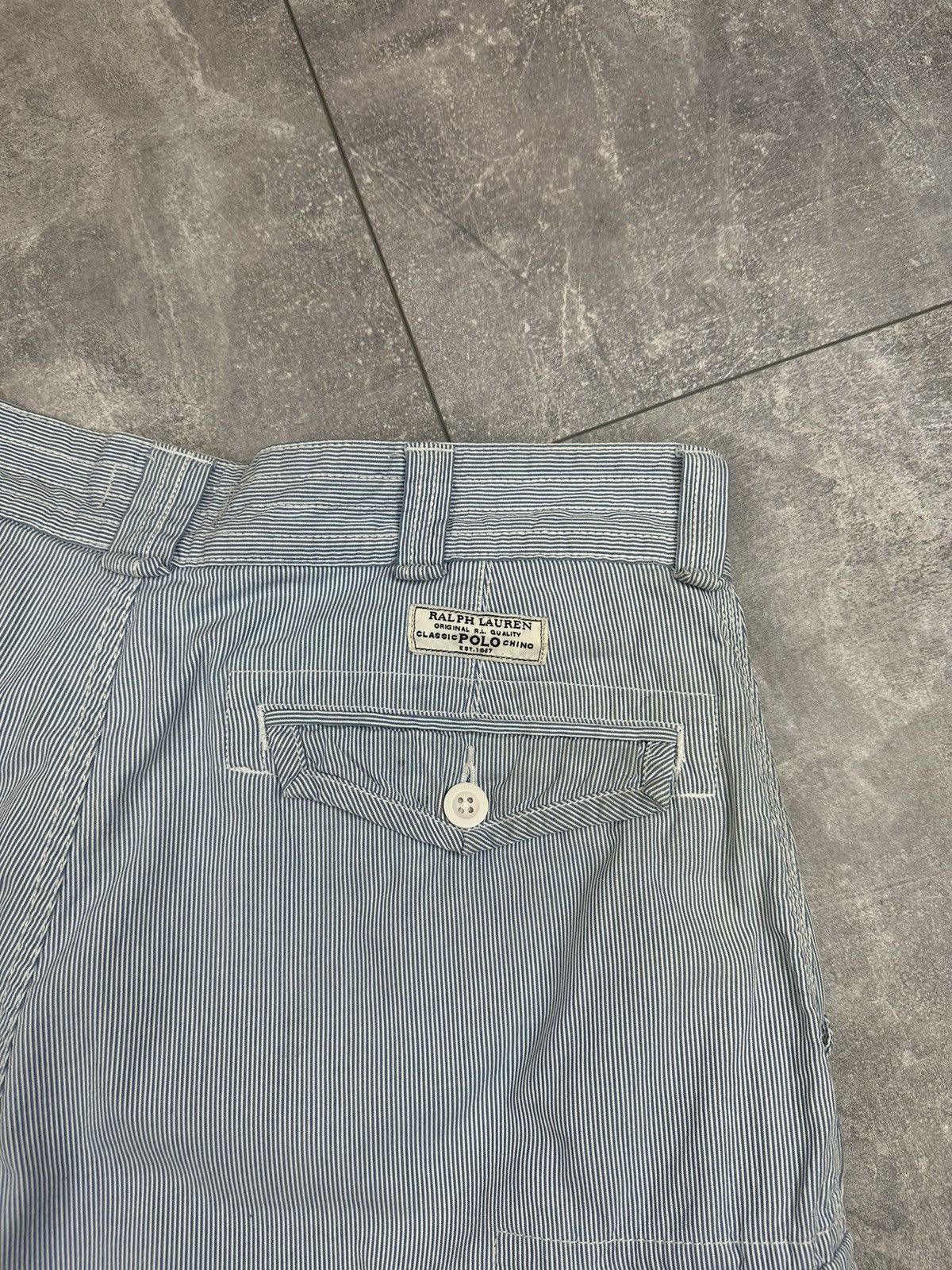 Polo Ralph Lauren Polo Ralph Lauren Cargo Striped Shorts Size US 38 / EU 54 - 7 Thumbnail