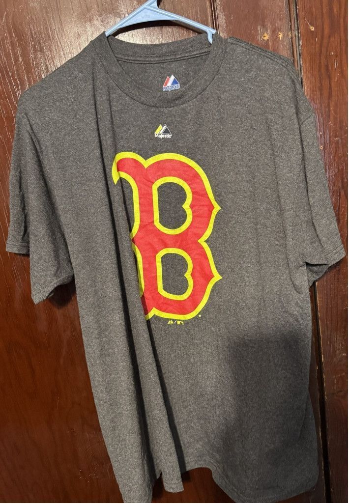 Majestic Boston Red Sox Majestic Short Sleeve Tee Men's L Blue MLB Size US L / EU 52-54 / 3 - 1 Thumbnail