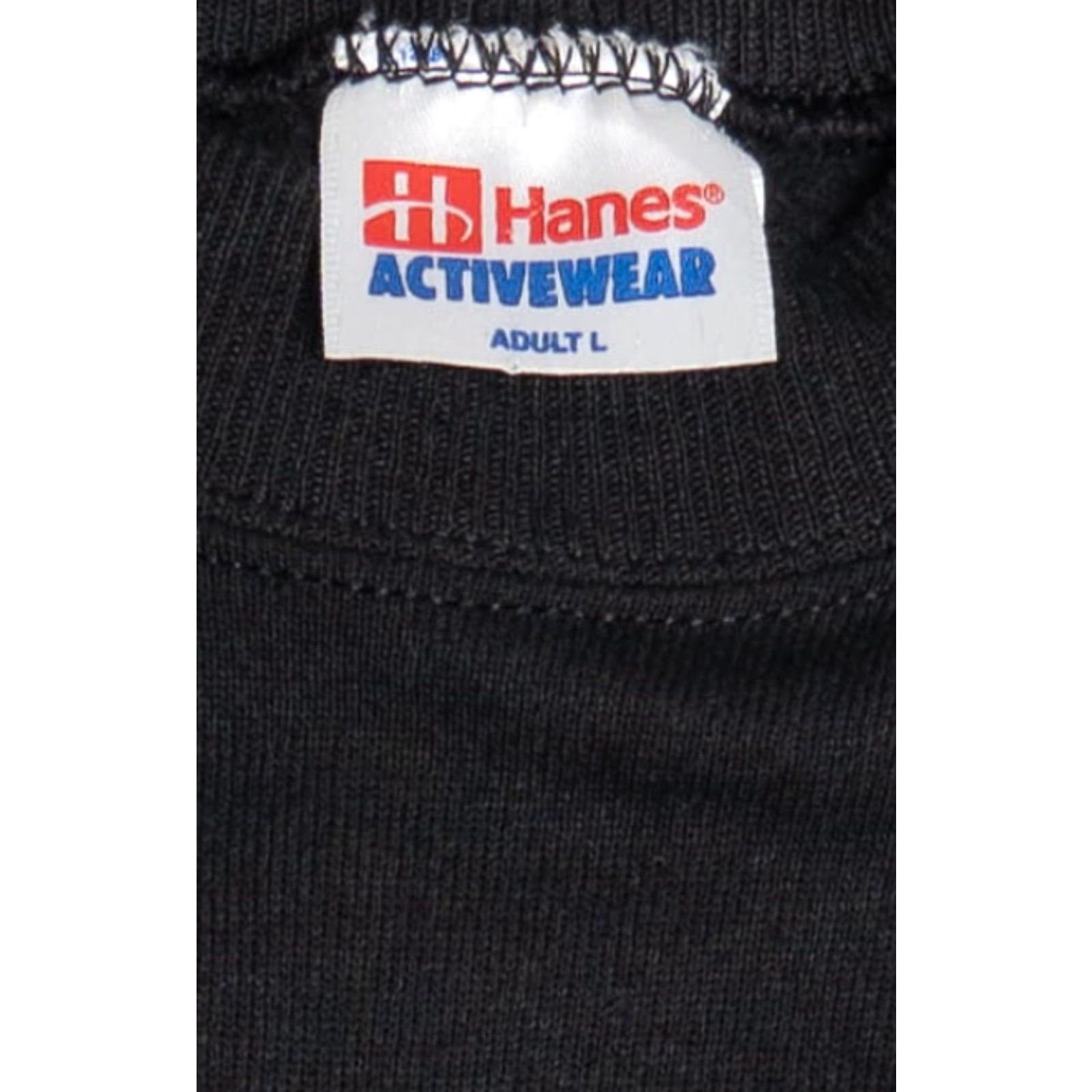 Hanes VINTAGE Hanes Embroidered Pumpkin Halloween Sweatshirt Shirt Large Black Cotton / Polyester Mens Size US L / EU 52-54 / 3 - 3 Thumbnail