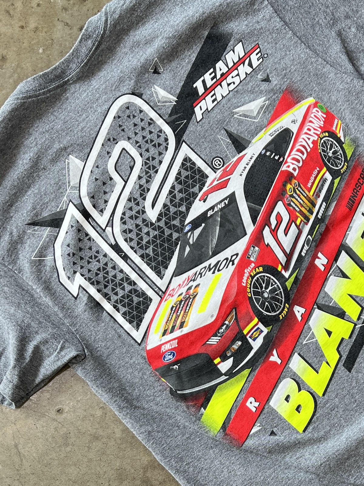 NASCAR × Vintage Vintage NASCAR Ryan Blaney Body Armor Tee Medium Size US M / EU 48-50 / 2 - 4 Thumbnail