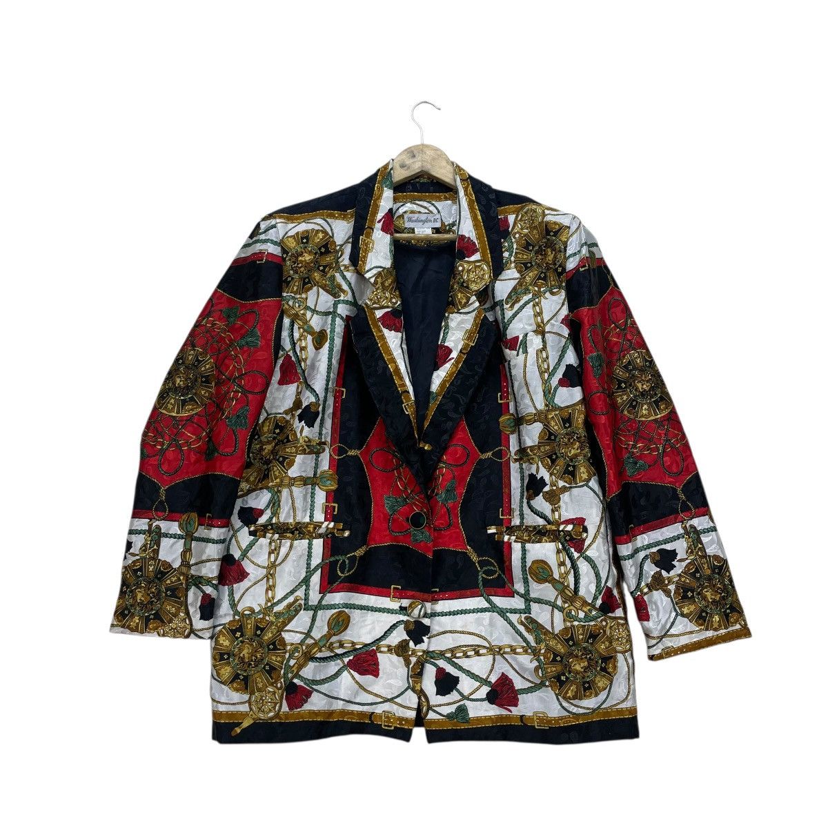 Japanese Brand 💥Japanese Brand Washiton Dc Fullprint Jacket Size M / US 6-8 / IT 42-44 - 1 Thumbnail