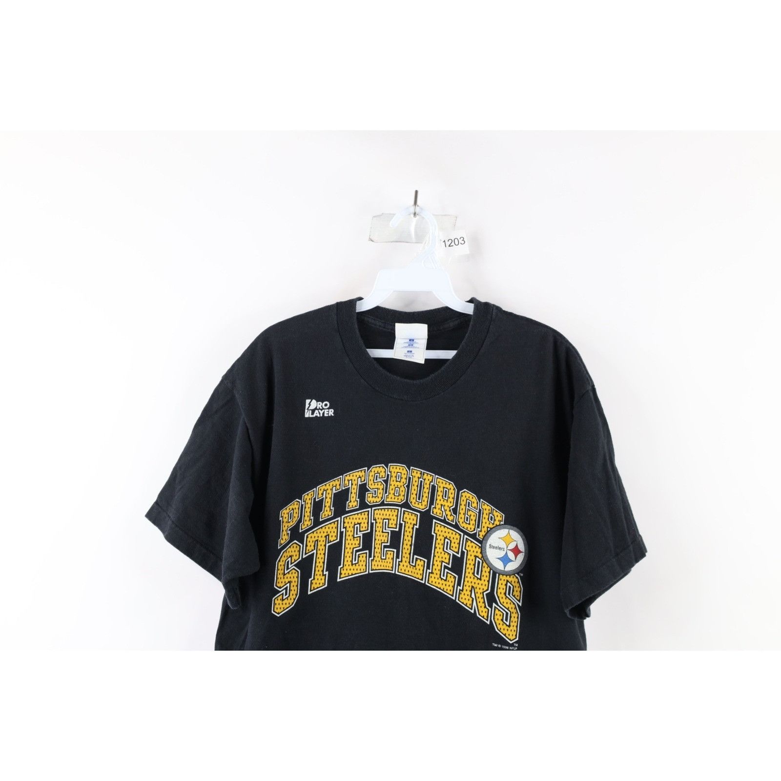 Vintage Vintage 90s Faded Pittsburgh Steelers Football T-Shirt Size US L / EU 52-54 / 3 - 2 Thumbnail