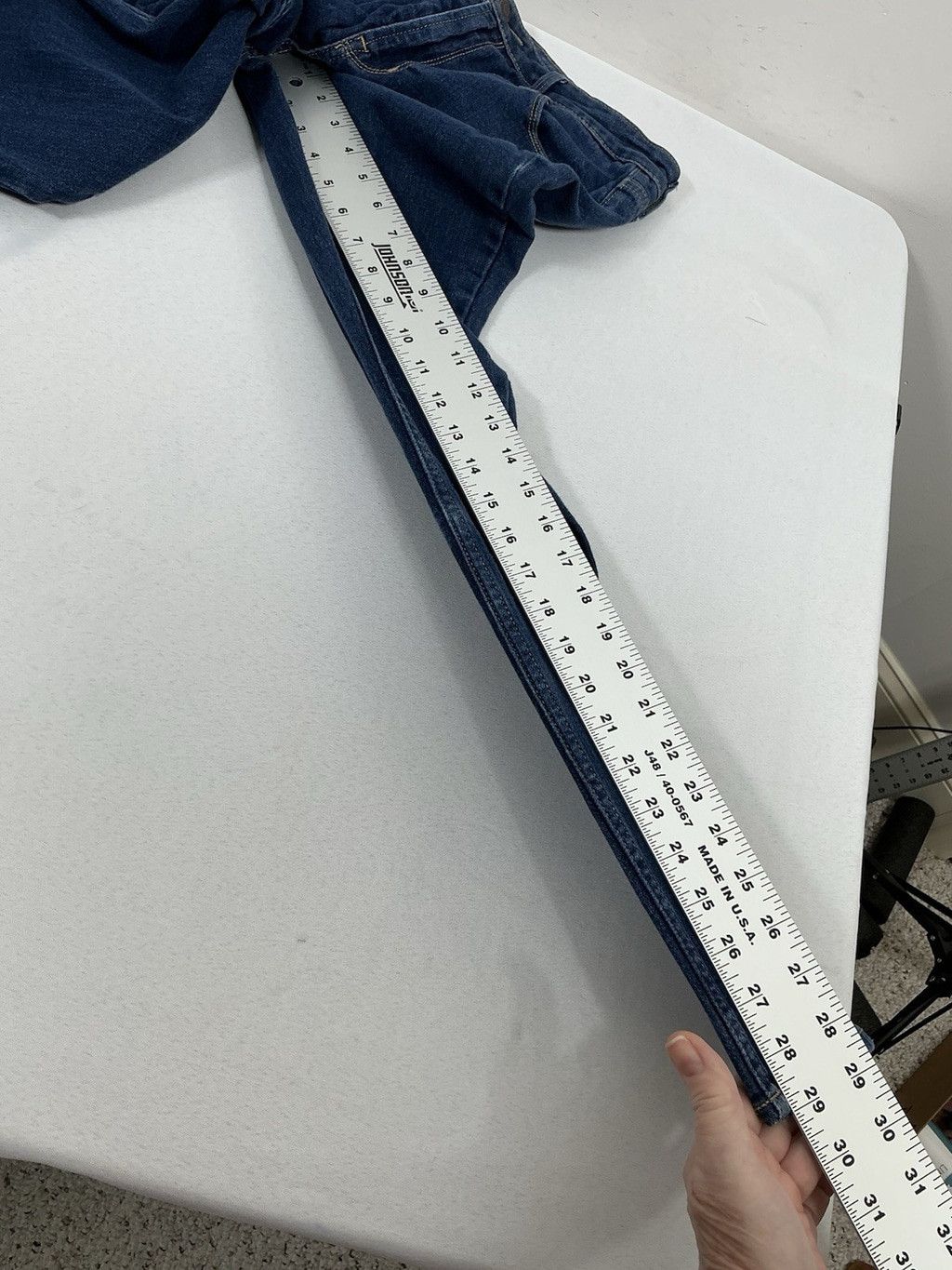 Old Navy Womans Excellent Old Navy Wow Straight Blue Jeans Size 6 Size 28" / US 6 / IT 42 - 7 Thumbnail