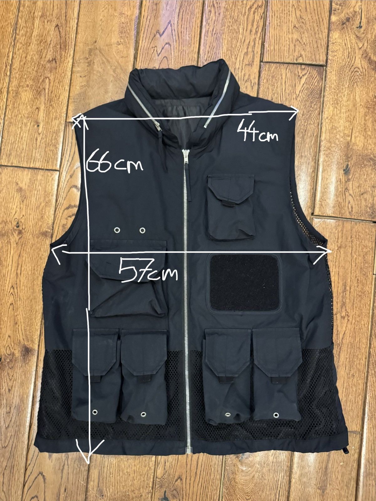 Helmut Lang Helmut Lang Black Tactical Vest Size US M / EU 48-50 / 2 - 17 Thumbnail
