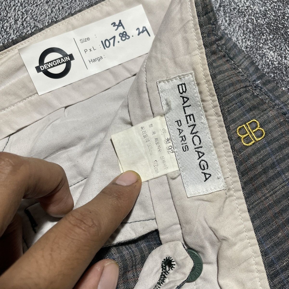 Balenciaga Rare Balenciaga Long Pants Size US 33 - 6 Thumbnail