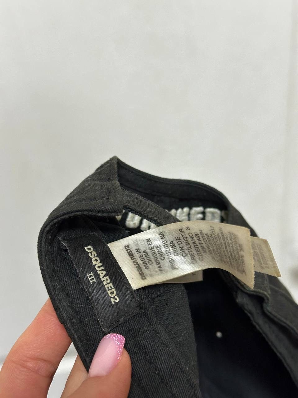 Dsquared2 Dsquared2 cap distressed black color hat d2 cyber punk opium Size ONE SIZE - 5 Thumbnail