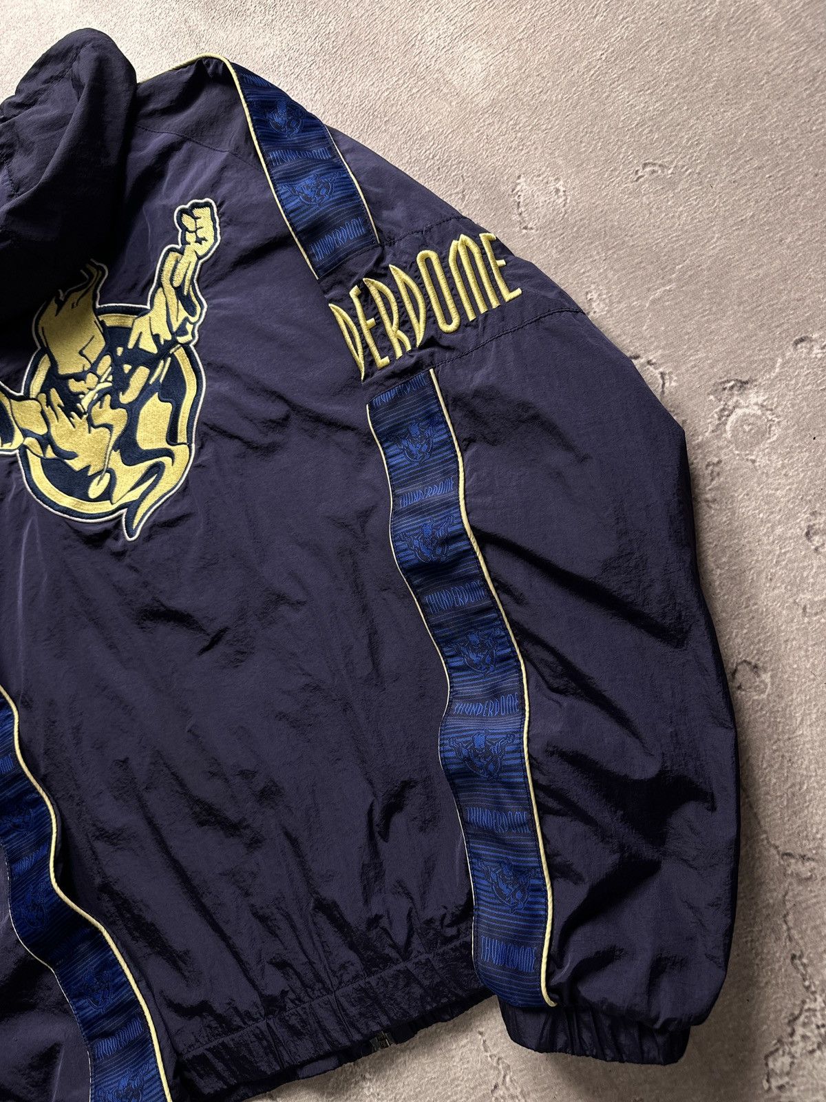 Thunderdome Vintage 00s Thunderdome Hardcore Rave Gabber Big Logo Jacket Size US L / EU 52-54 / 3 - 7 Thumbnail