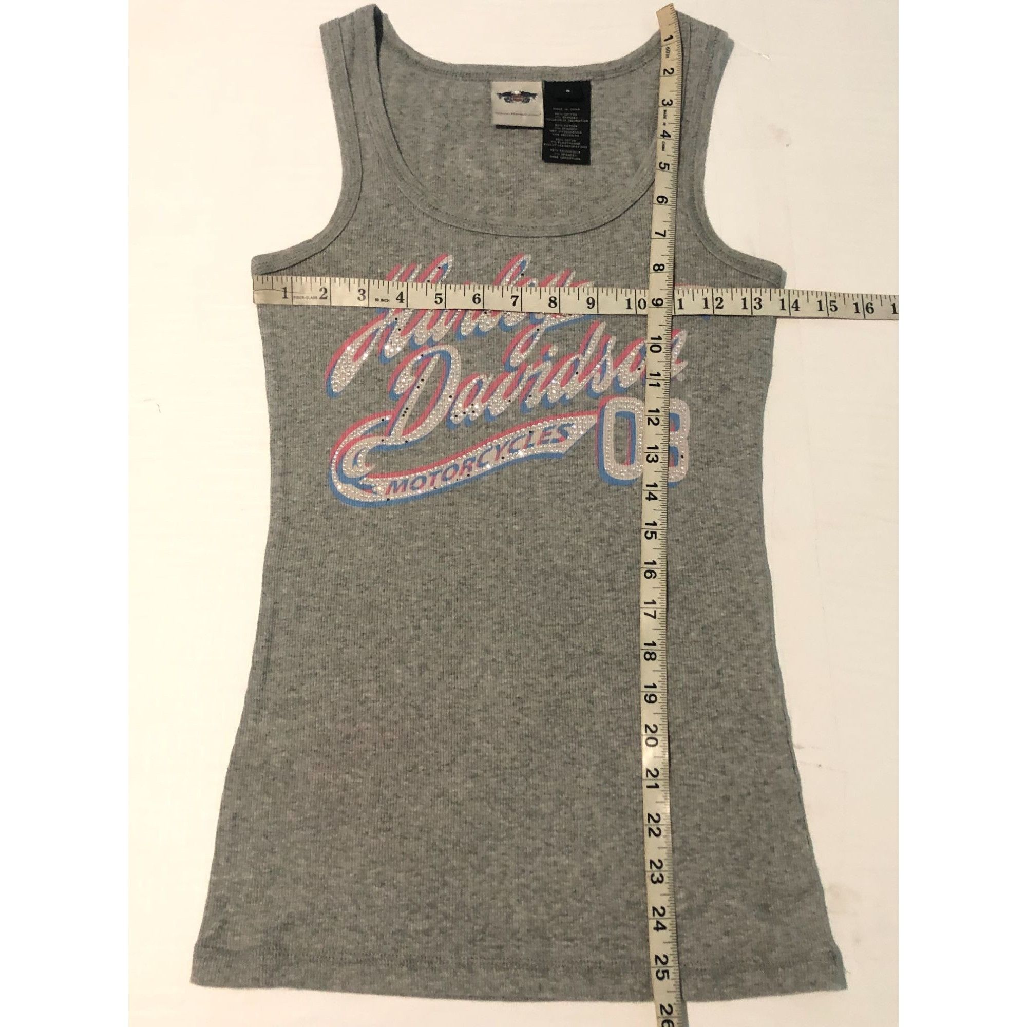 Harley Davidson Harley Davidson Tank Too Small Women, Rhinestone, Stretchy Size S / US 4 / IT 40 - 5 Thumbnail