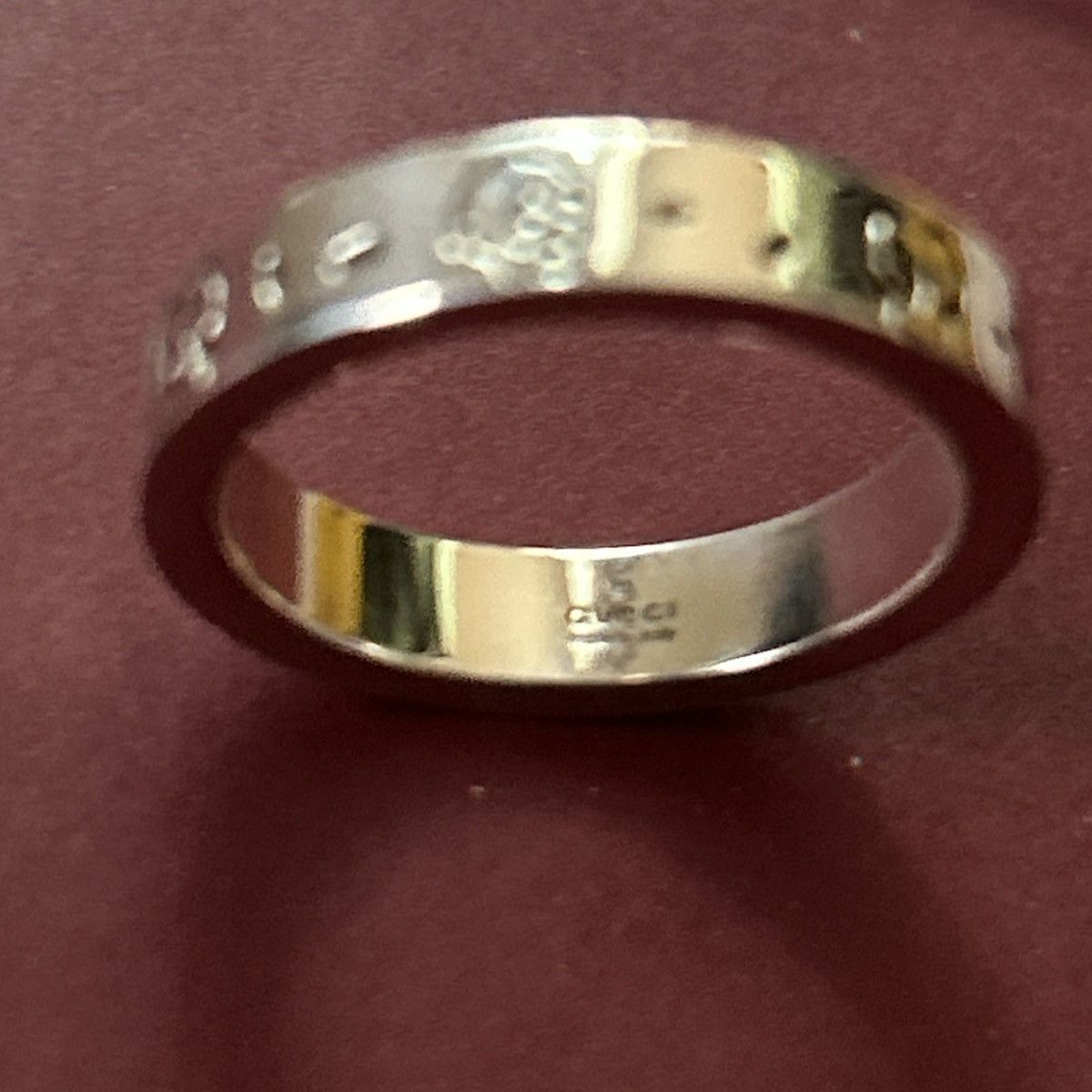 Gucci Gucci GG Ghost Costume Ring Silver Ag925 477932 Size ONE SIZE - 5 Thumbnail