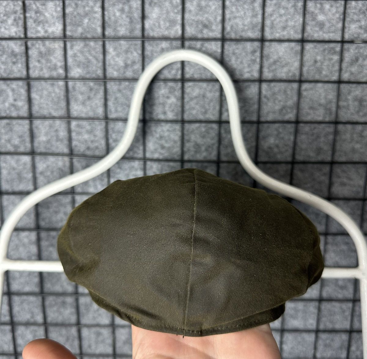Vintage Vintage Waxed Cotton Hooligan Flat Cap Hat Size OS Size ONE SIZE - 4 Thumbnail