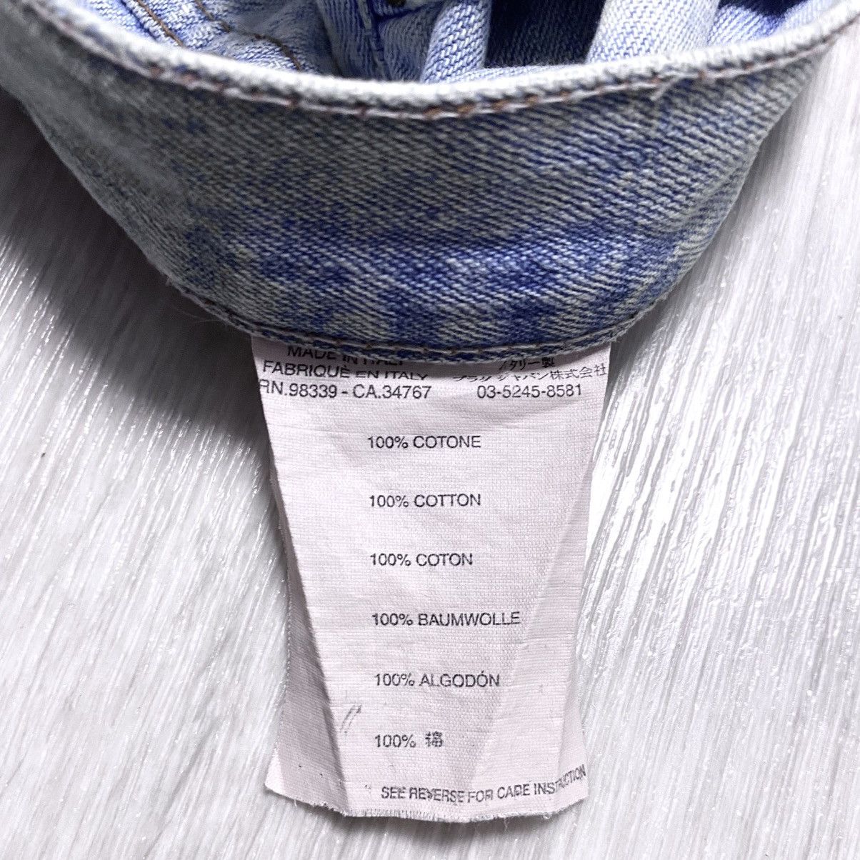 Miu Miu Vintage Archival Miu Miu Washed Blue Distressed Jeans Denim Size US 36 / EU 52 - 16 Thumbnail