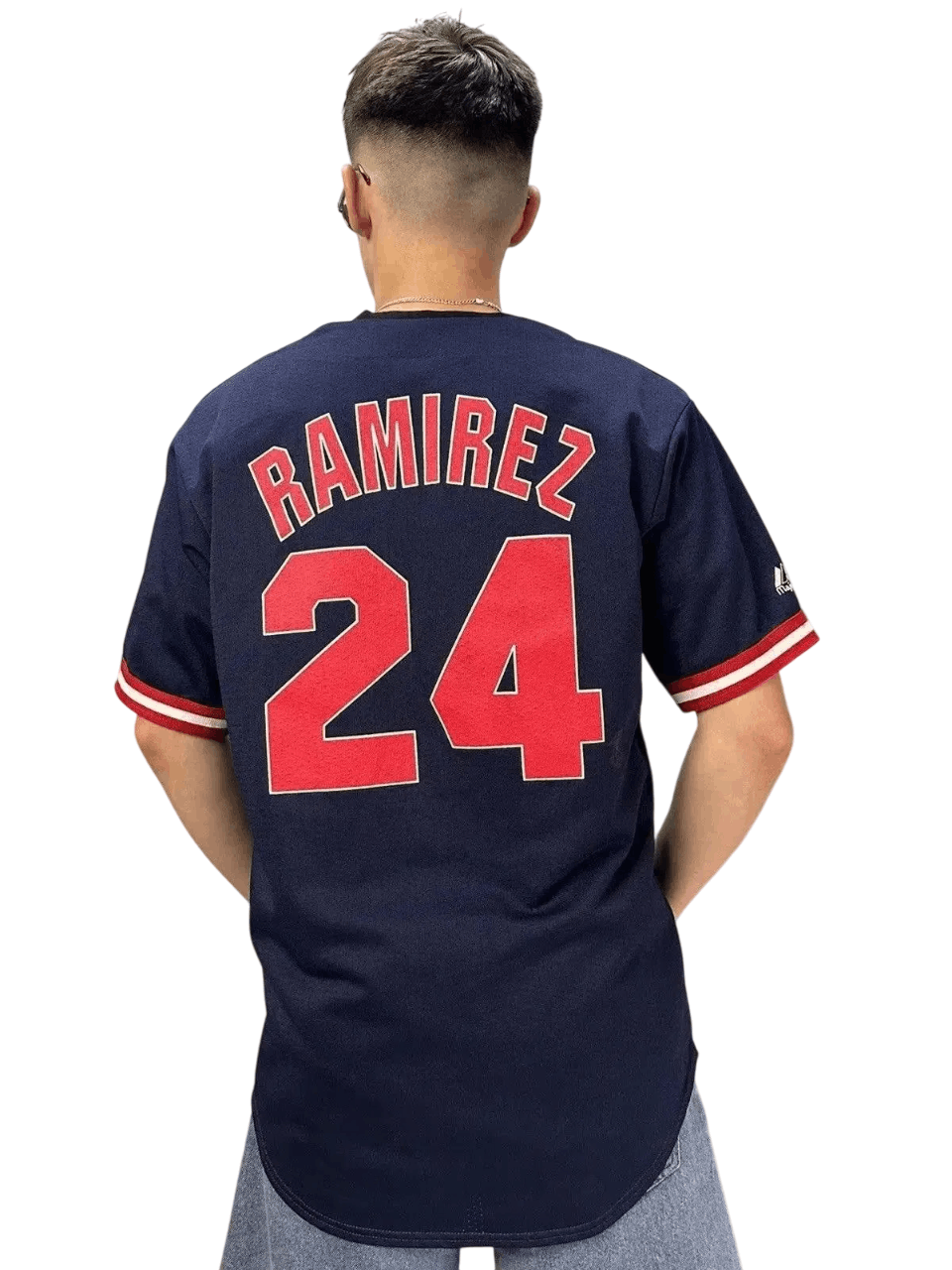 Majestic Vintage Majestik Boston Red Sox Ramirez 24 Red Jersey Tee Size US M / EU 48-50 / 2 - 2 Thumbnail