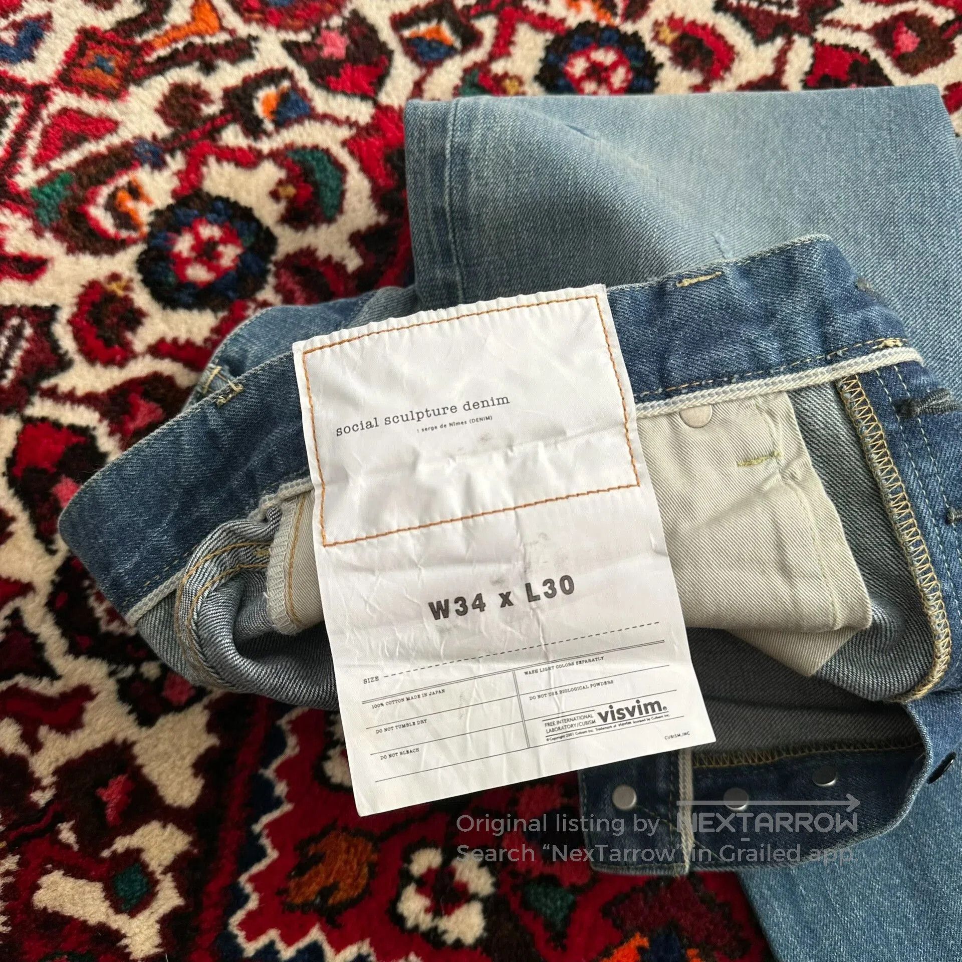 Visvim visvim 18ss denim pants w34l30. Size US 34 / EU 50 - 7 Thumbnail