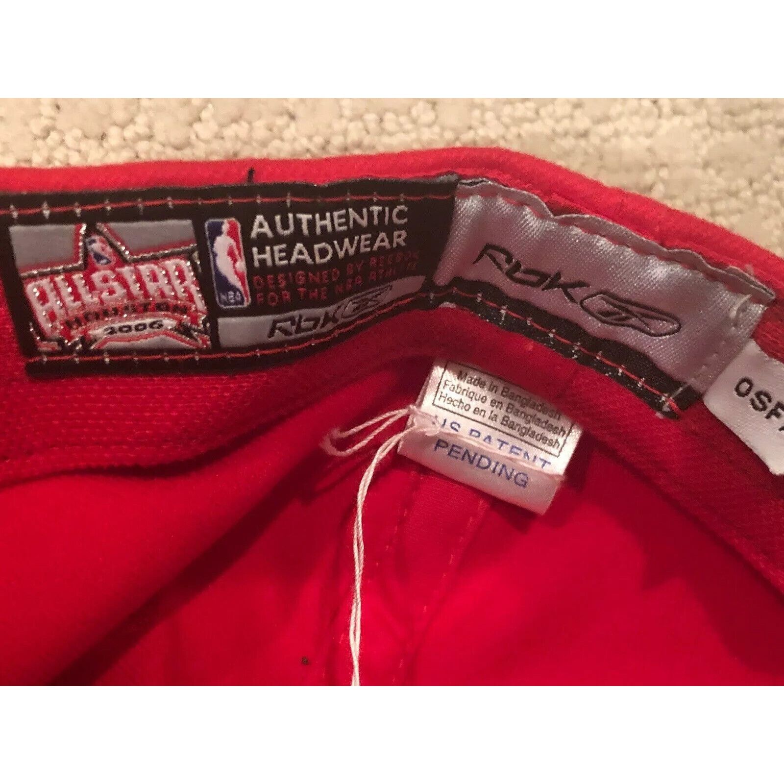 Reebok Yao Ming Signed Reebook 2006 Houston NBA All Star Hat PSA Size ONE SIZE - 8 Thumbnail