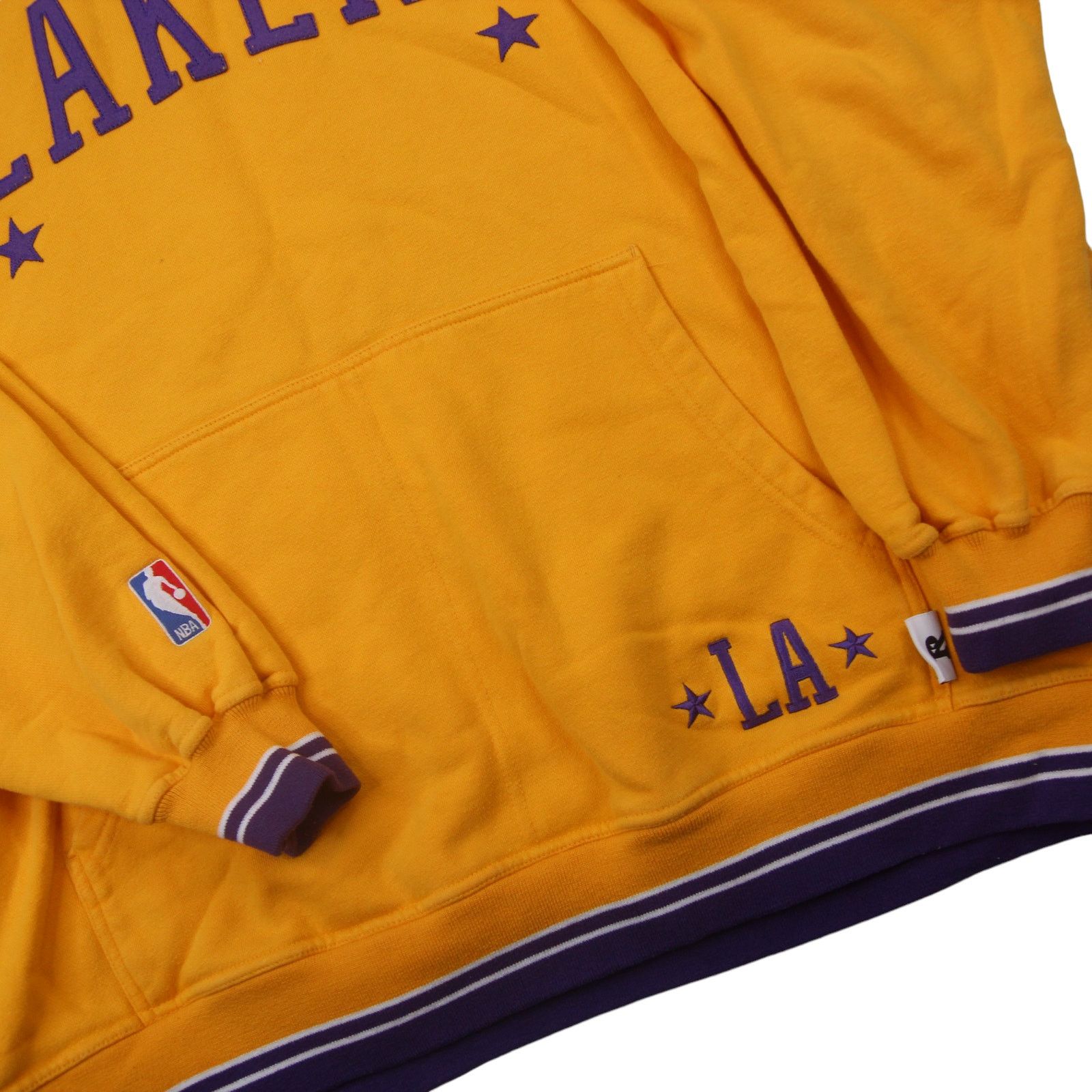 NBA × Nike × Vintage Vintage Nike Los Angles Lakers Hoodie Size US XL / EU 56 / 4 - 3 Thumbnail