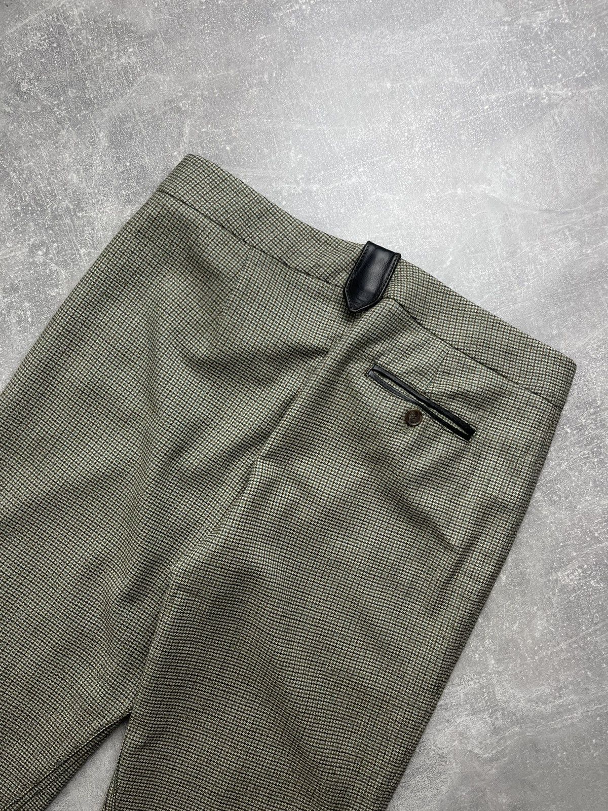 Etro Etro Milano Tailored Riding Style Pants Houndstooth Pattern Size 30" / US 8 / IT 44 - 9 Thumbnail