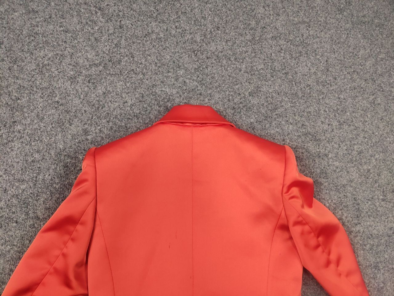 Just Cavalli Just Cavalli Italy One Button Orange satin Blazer Jacket Size S / US 4 / IT 40 - 10 Thumbnail