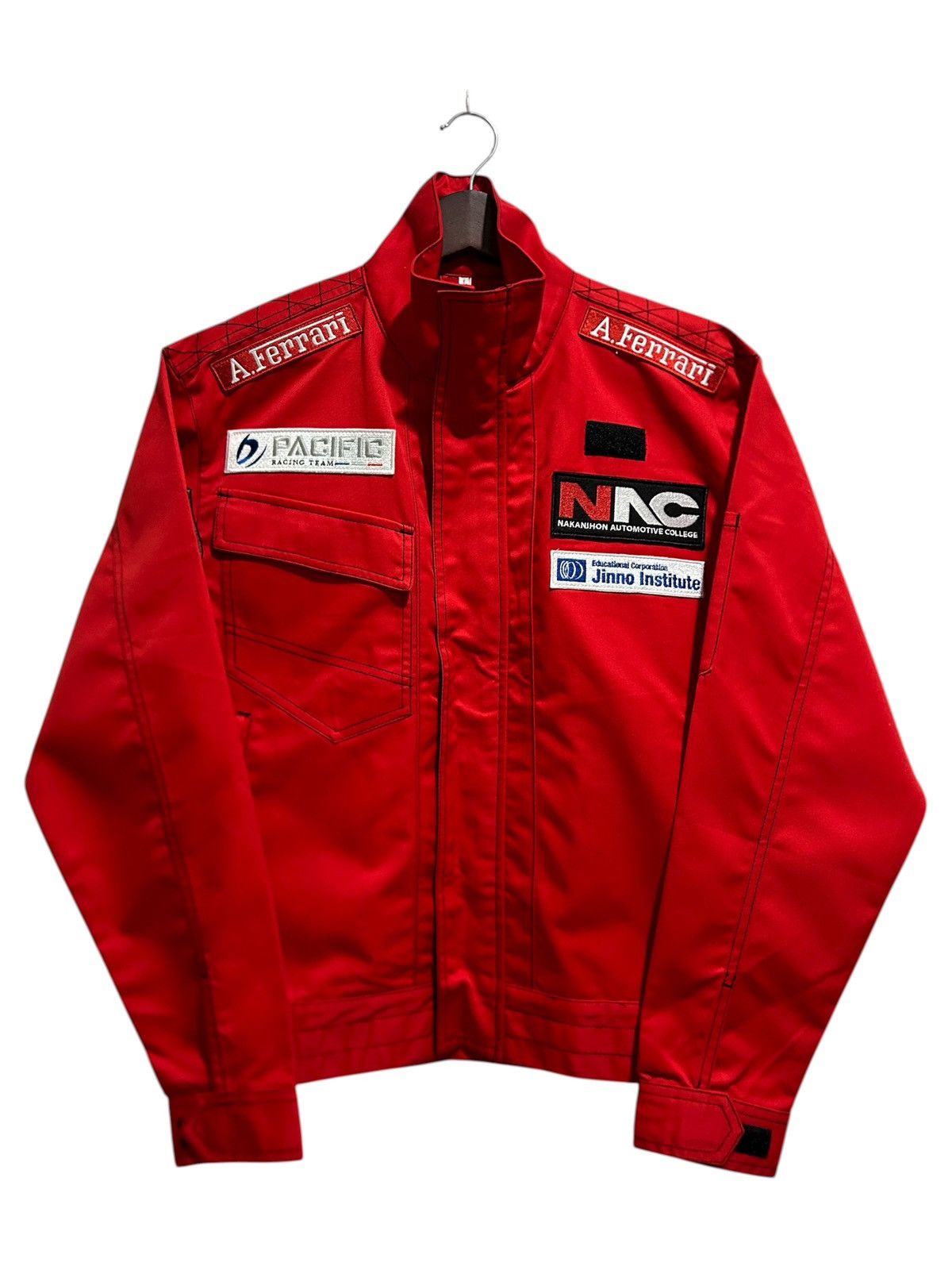 Vintage Vintage 2000s Ferrari Racing Team College Jacket Size US L / EU 52-54 / 3 - 1 Thumbnail