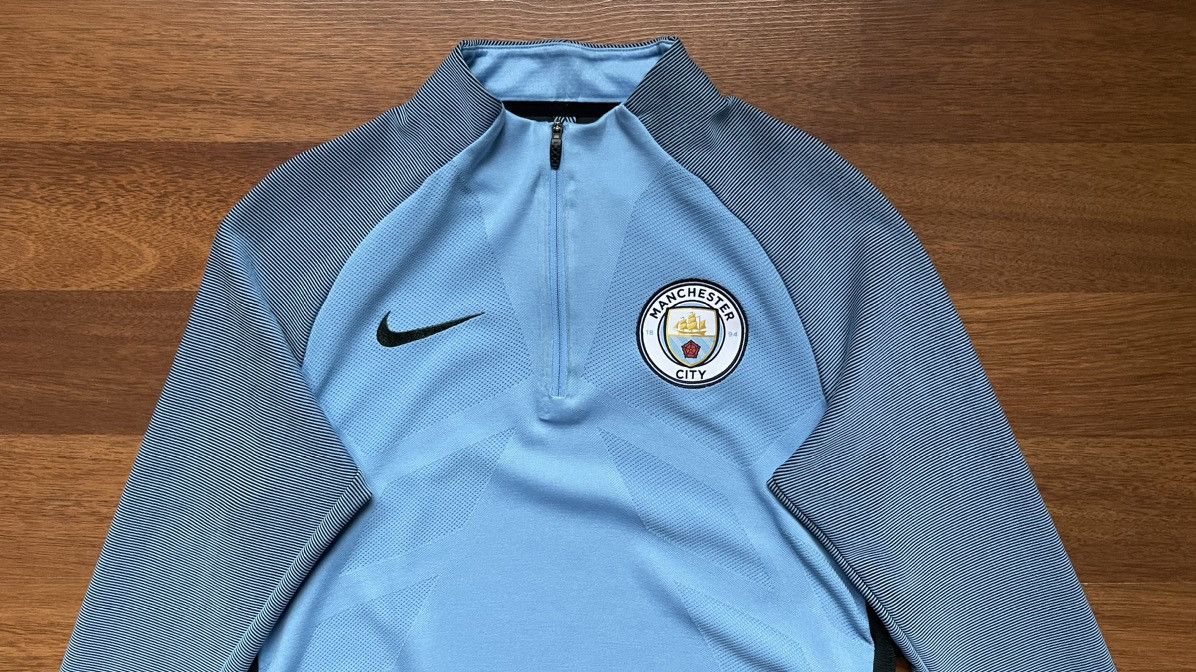 Nike × Vintage MANCHESTER CITY NIKE 2016/2017 FOOTBALL TRAINING TRACK TOP Size US S / EU 44-46 / 1 - 2 Thumbnail