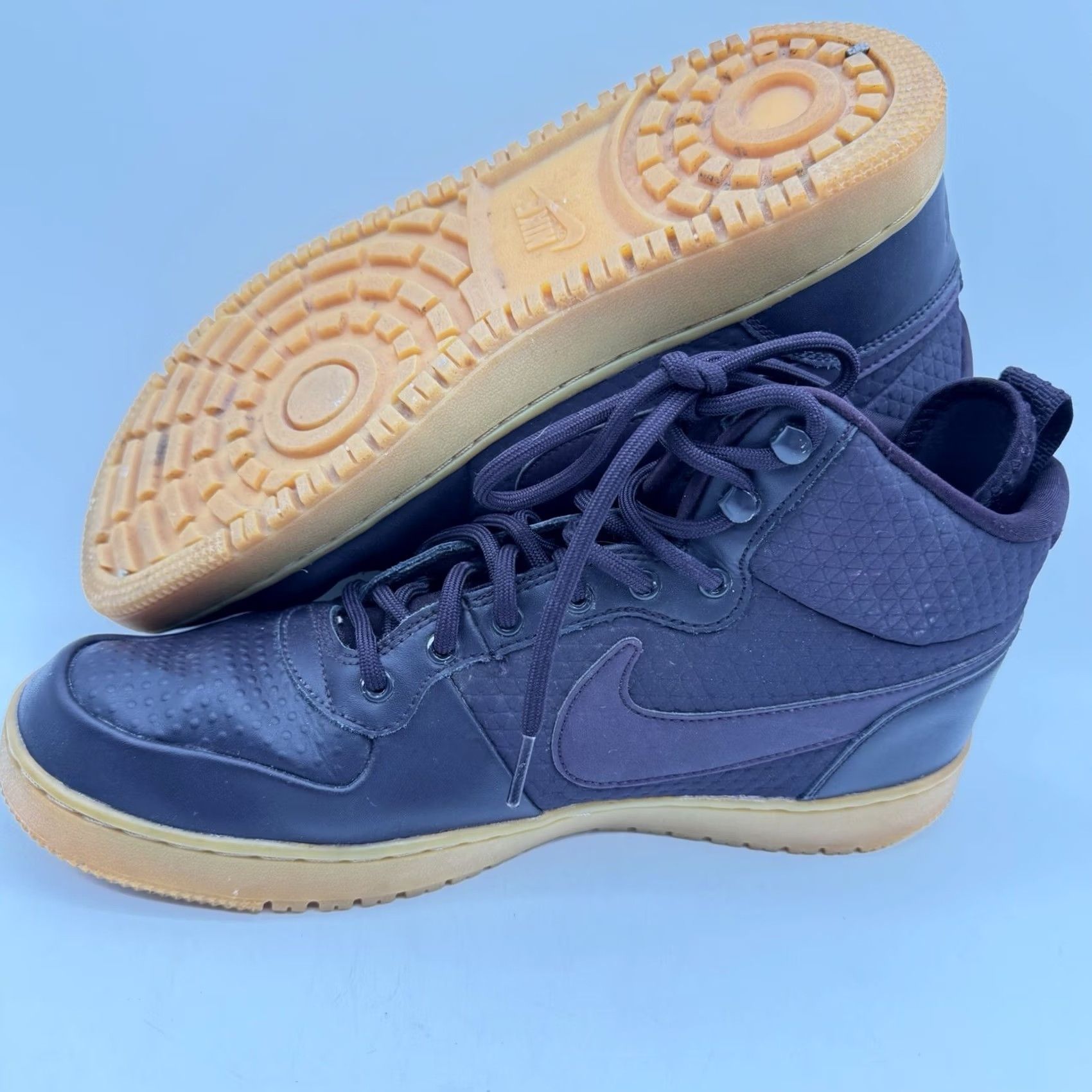 Nike Nike Ebernon Sneaker Mens 11 Mid Winter Purple Lace Up MD Top Athletic Shoes Size US 11 / EU 44 - 7 Thumbnail