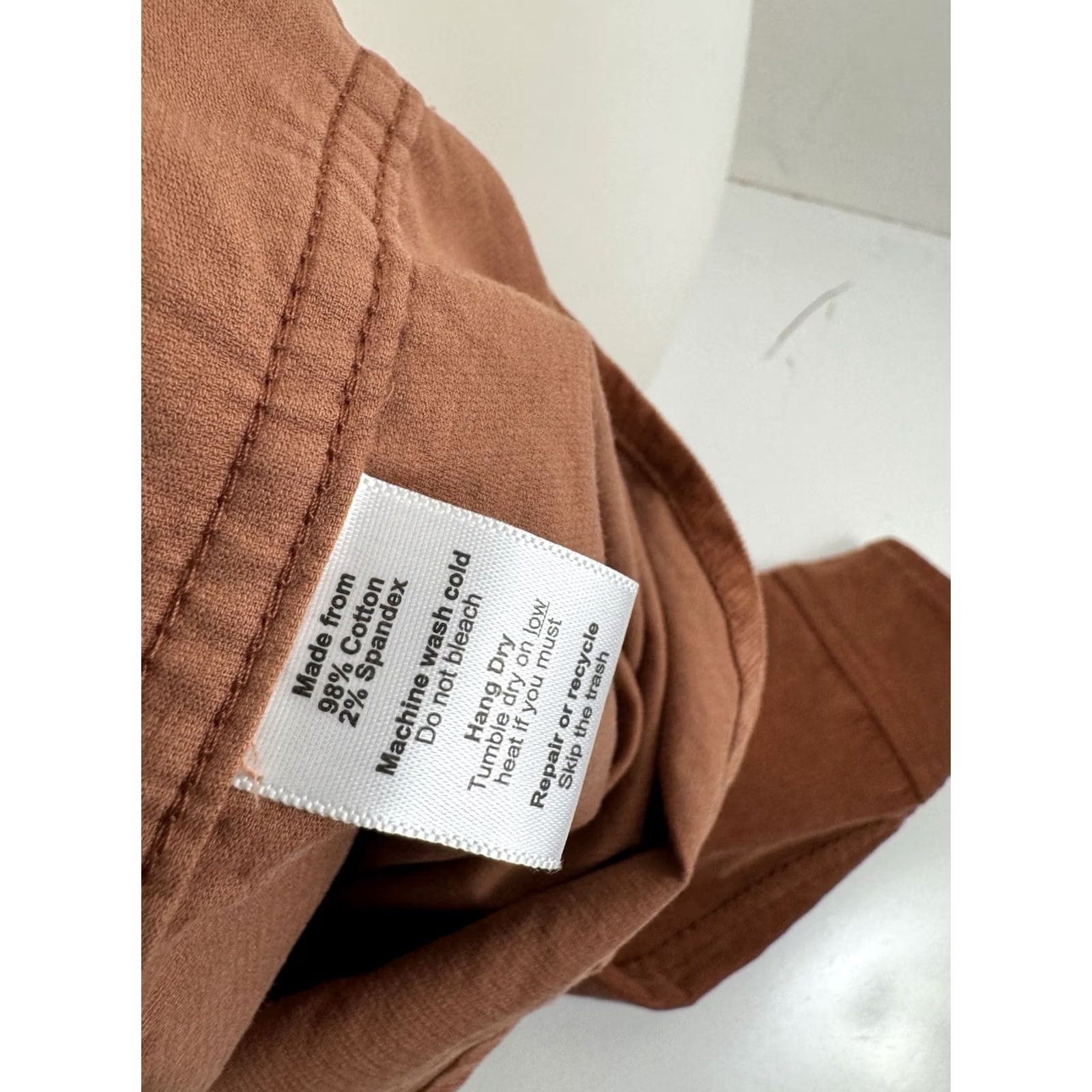 Vintage VINTAGE Poncho Western Corduroy Pearl Snap XXL Slim Fit Shirt Men Long Sleeve Button-Up 2XL Dark Salmon / Pinkish Brownish Size US XXL / EU 58 / 5 - 4 Thumbnail