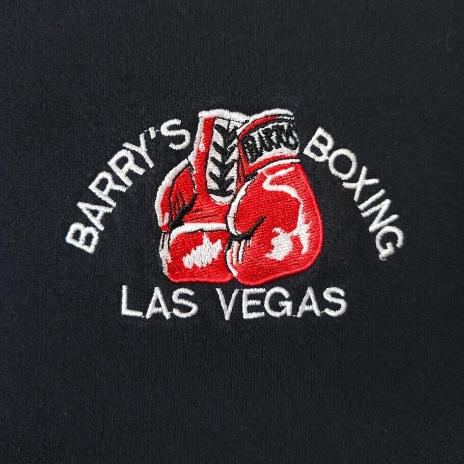 Fruit Of The Loom Barrys Boxing Sweatshirt Hoodie Mens Size Small Black Vegas Size US S / EU 44-46 / 1 - 3 Thumbnail