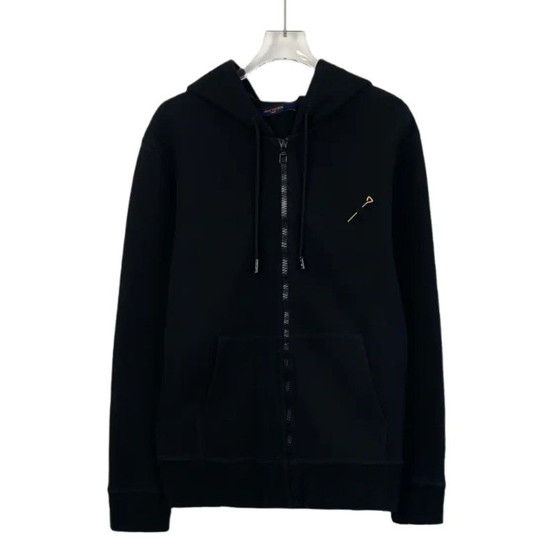 Louis Vuitton Louis Vuitton Black Cotton Men's Hoodie 0089 Size US M / EU 48-50 / 2 - 1 Thumbnail