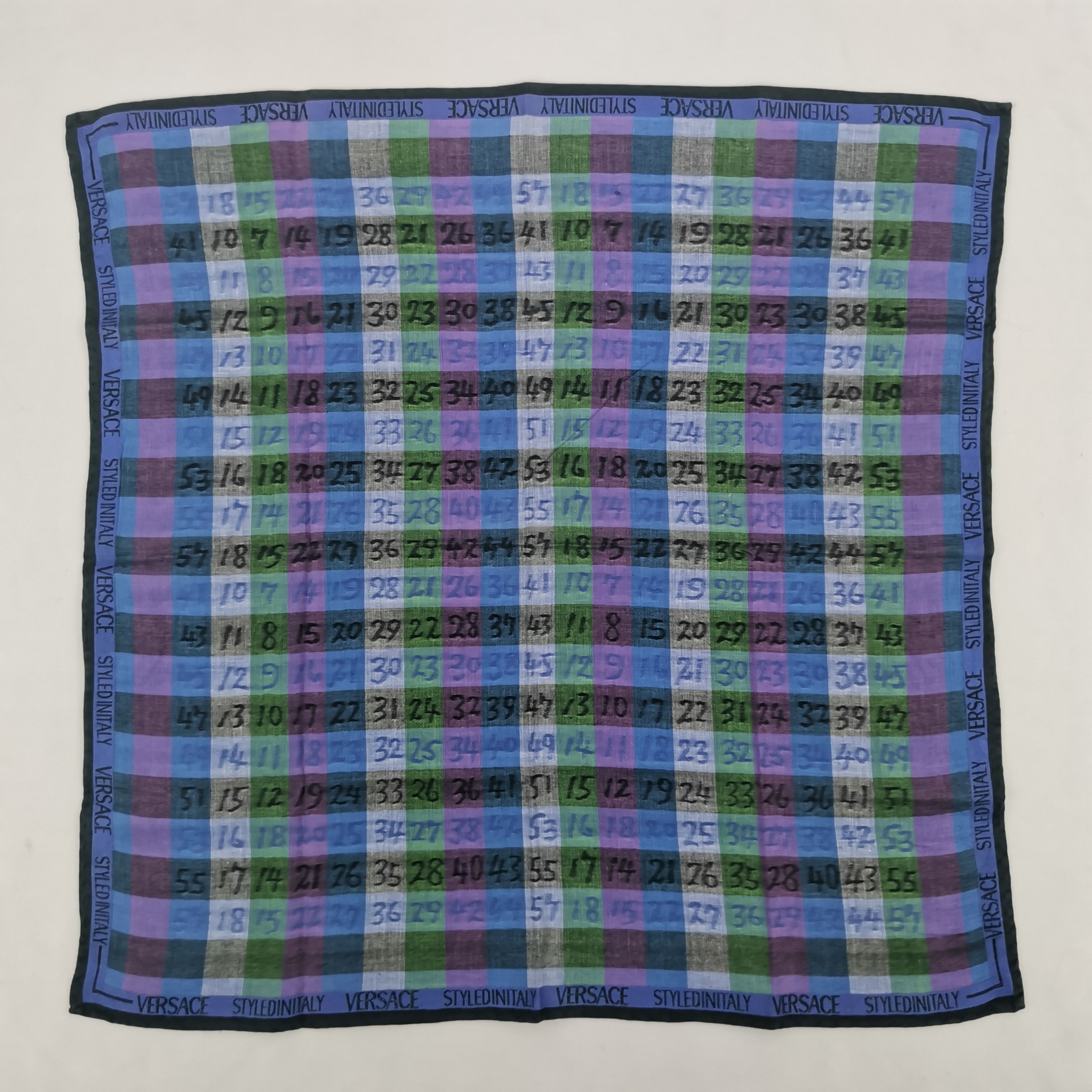 Vintage Vintage Versace Handkerchief Neckerchief Bandana Size ONE SIZE - 2 Thumbnail
