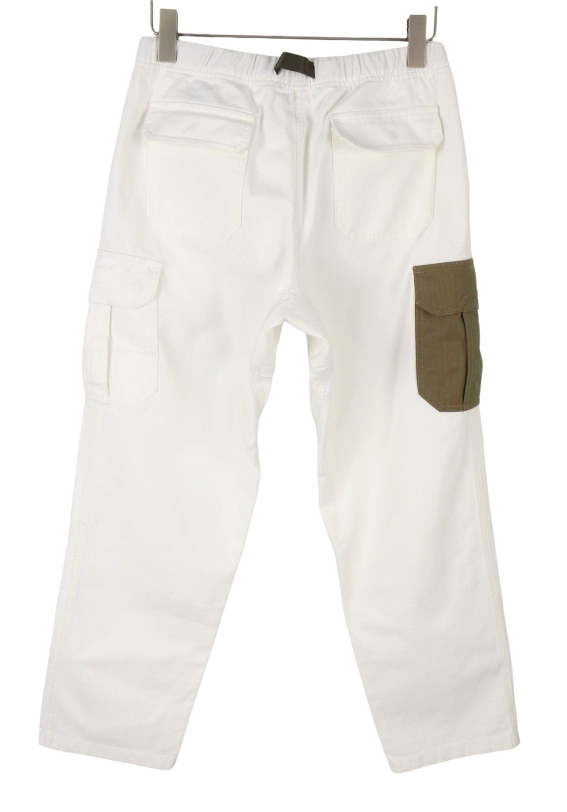 SEASE AM08 CARGO BELT W30 White Elastic Waist 89918 Size US 30 / EU 46 - 4 Thumbnail