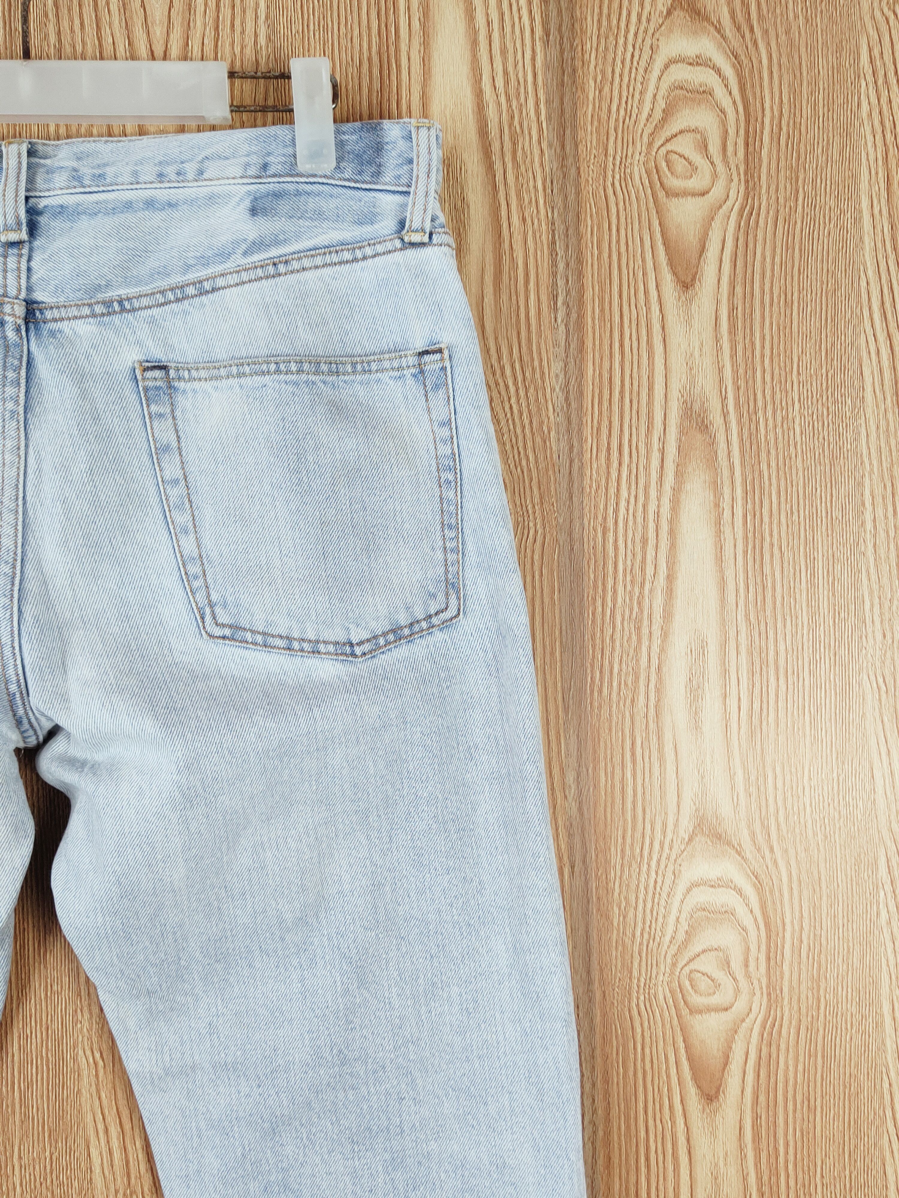 GU GU japan Blue Distressed Ripped Jeans #W630 Size US 33 - 10 Thumbnail