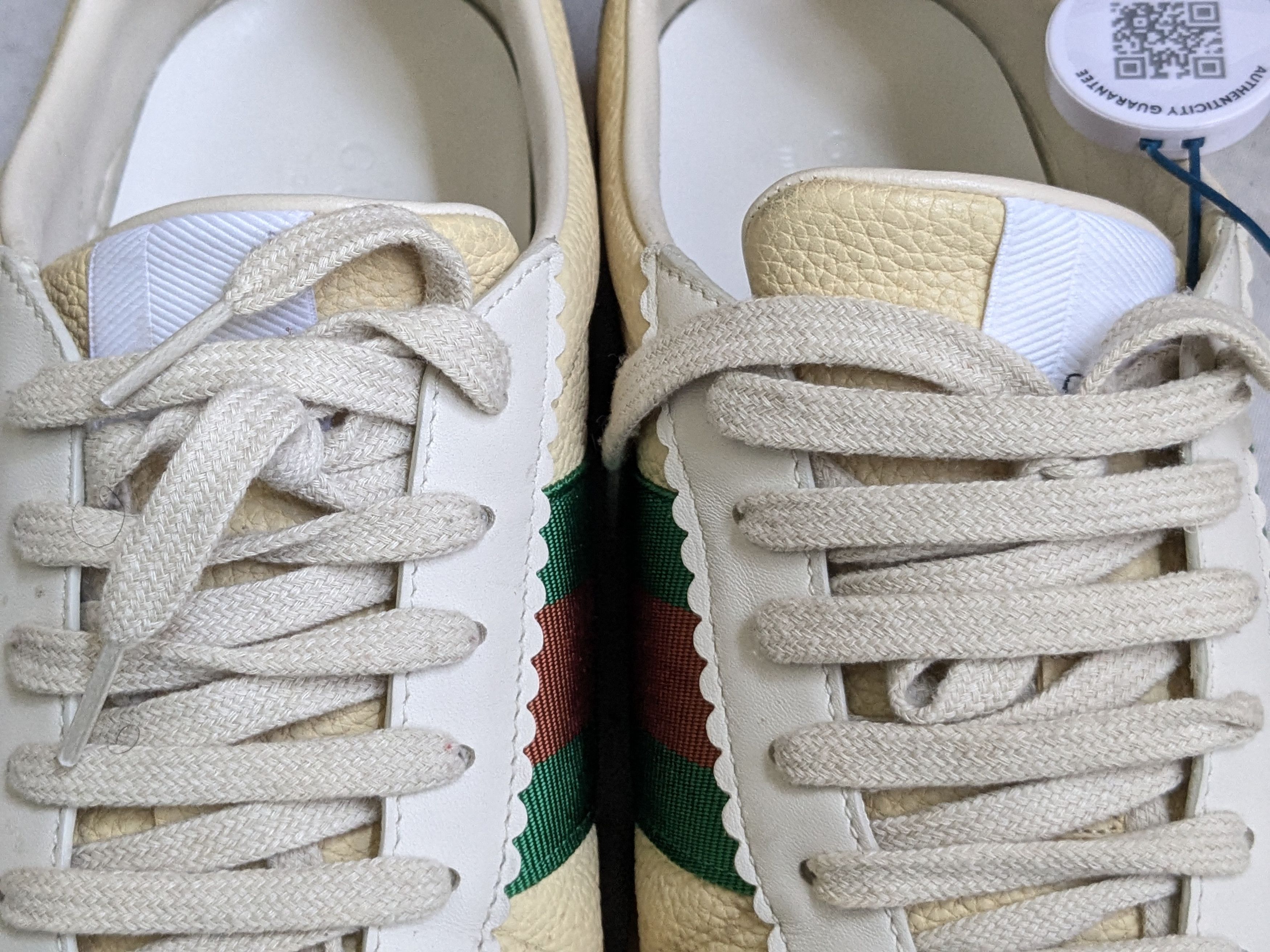 Gucci Gucci G74 Web Sneakers 521681 Yellow 10.5 Low Web Size US 10.5 / EU 43-44 - 7 Thumbnail
