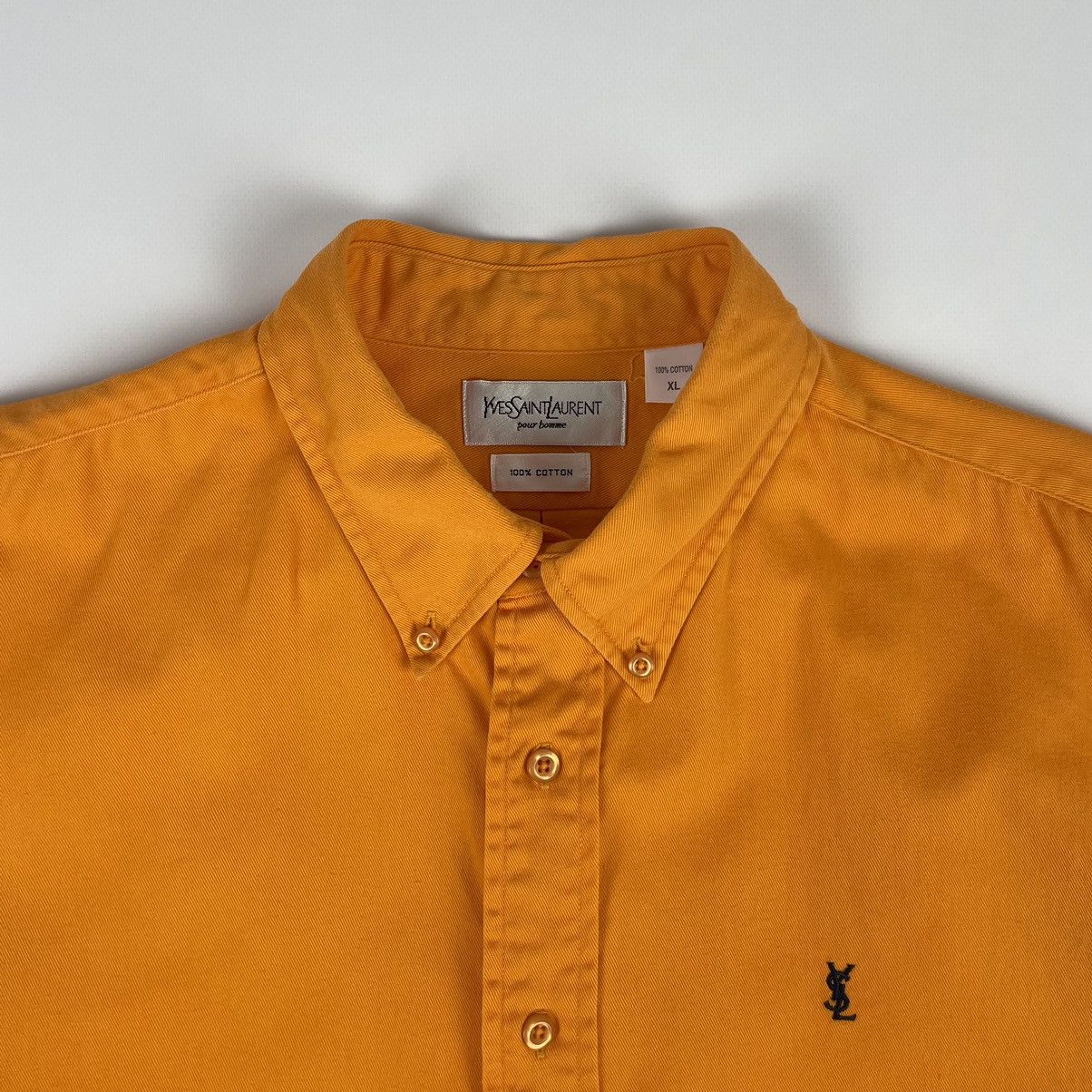 Yves Saint Laurent Vintage Yves Saint Laurent YSL Shirt Button up Size US XL / EU 56 / 4 - 4 Thumbnail