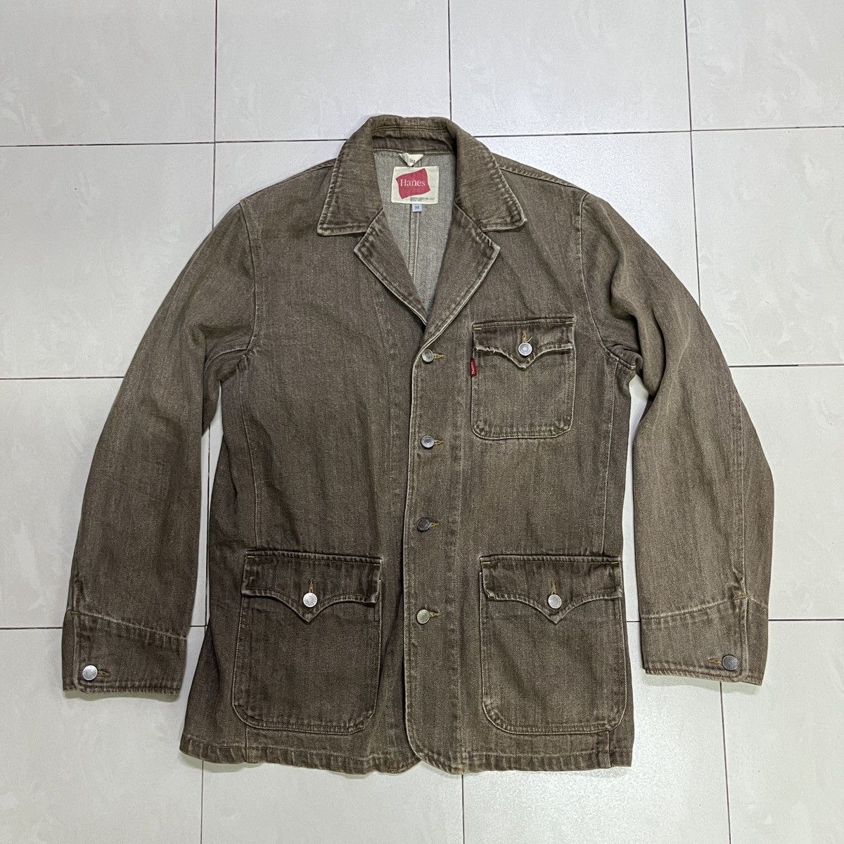Hanes Vintage Rusty Brown Hanes Chore Jacket Size US M / EU 48-50 / 2 - 2 Thumbnail