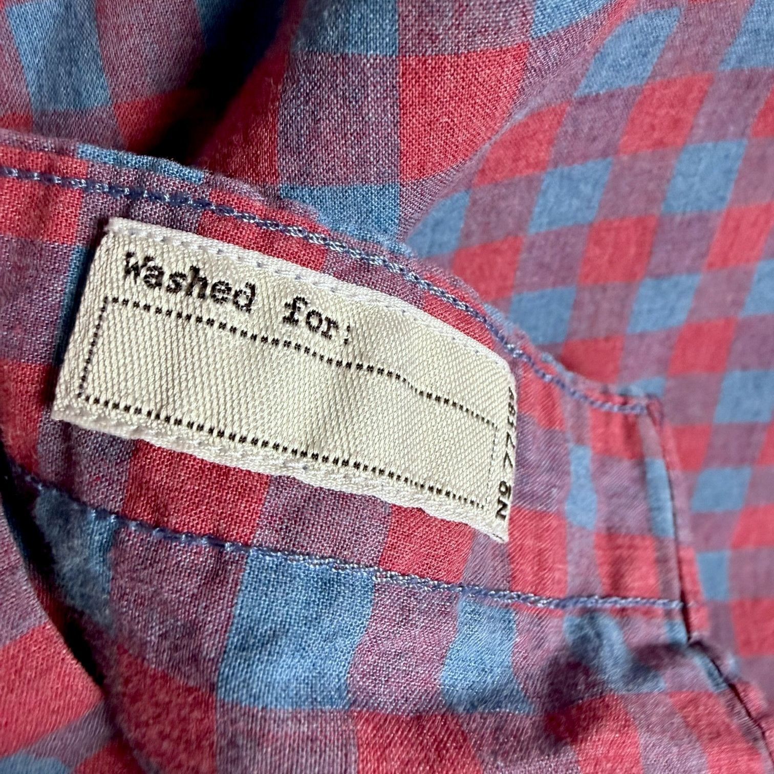 J.Crew Men's J.Crew Red & Blue Check Plaid Untucked Button Down - S Size US S / EU 44-46 / 1 - 5 Thumbnail