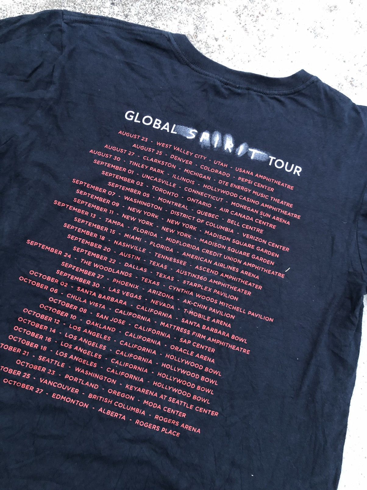 Band Tees DEPECHE MODE GLOBAL SPIRIT TOUR TEE Size US M / EU 48-50 / 2 - 4 Thumbnail