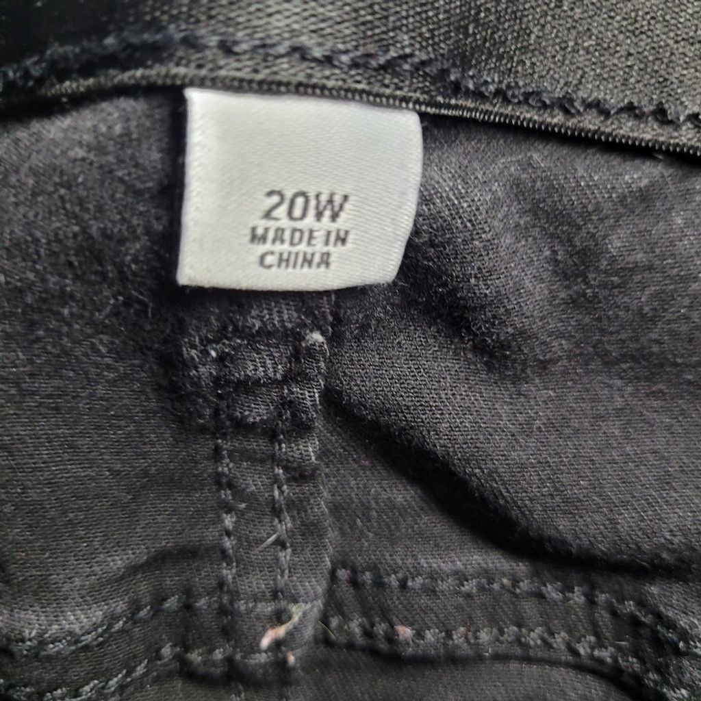 AVA CATHERSIDE AVA & Viv, black jeans, Size 20 euc Size 42" / US 20 - 5 Thumbnail