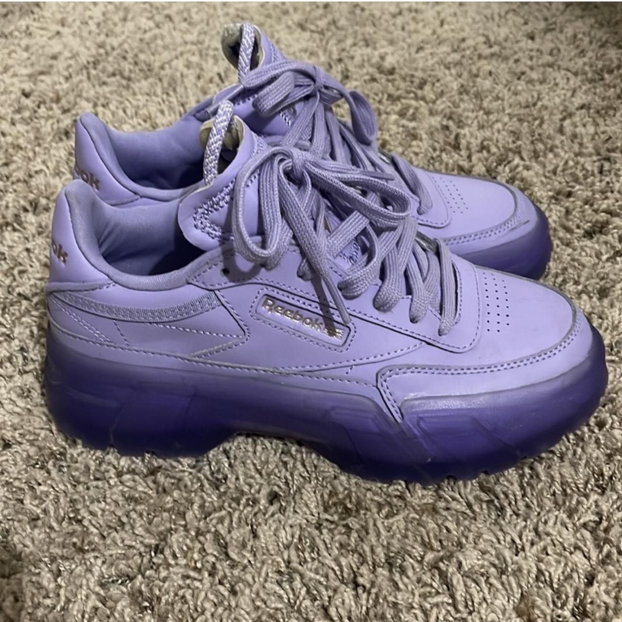 Reebok X Cardi B Purple Sneakers