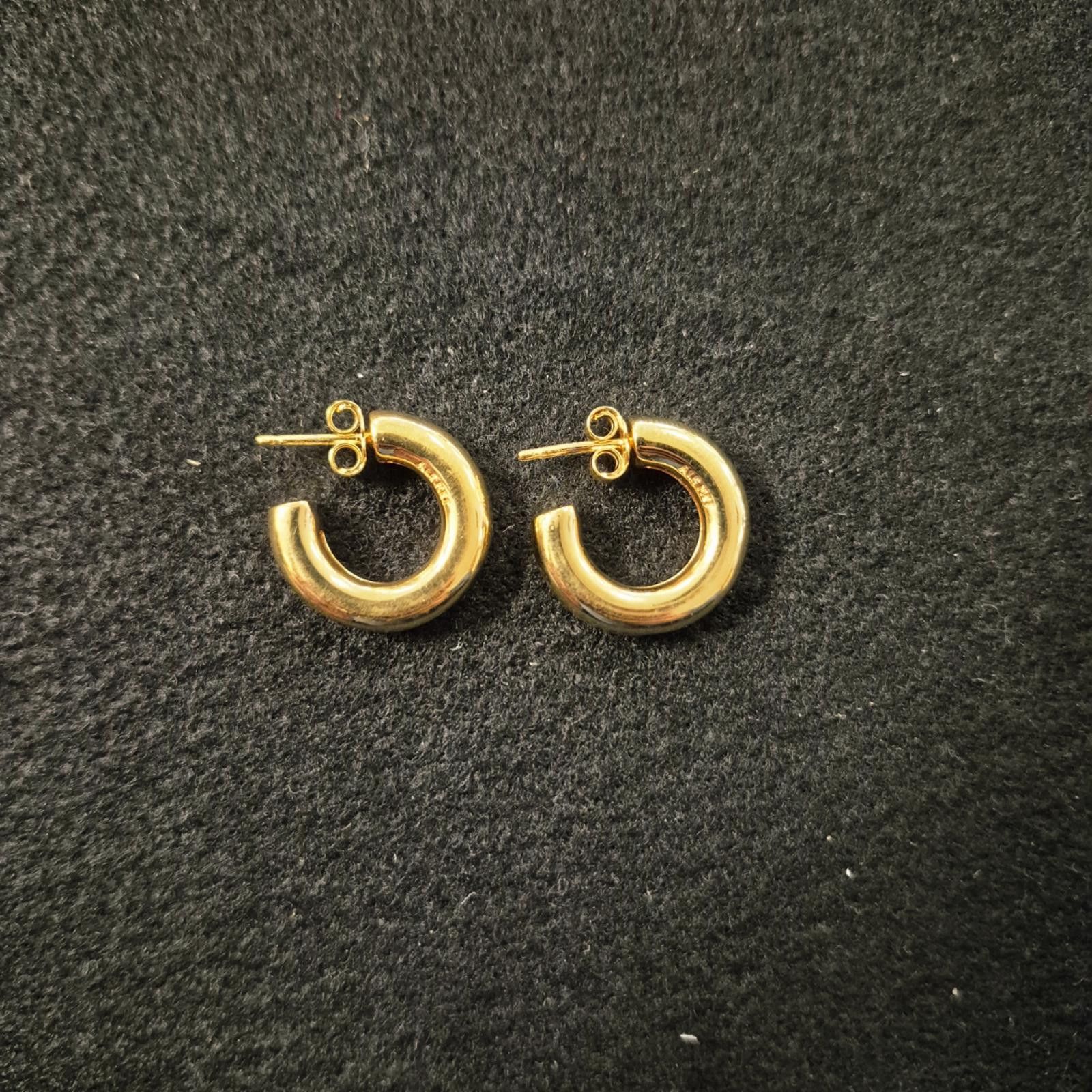 pandora Pandora 14K Gold-Plated Round Open Hoop Earrings Size ONE SIZE - 4 Thumbnail