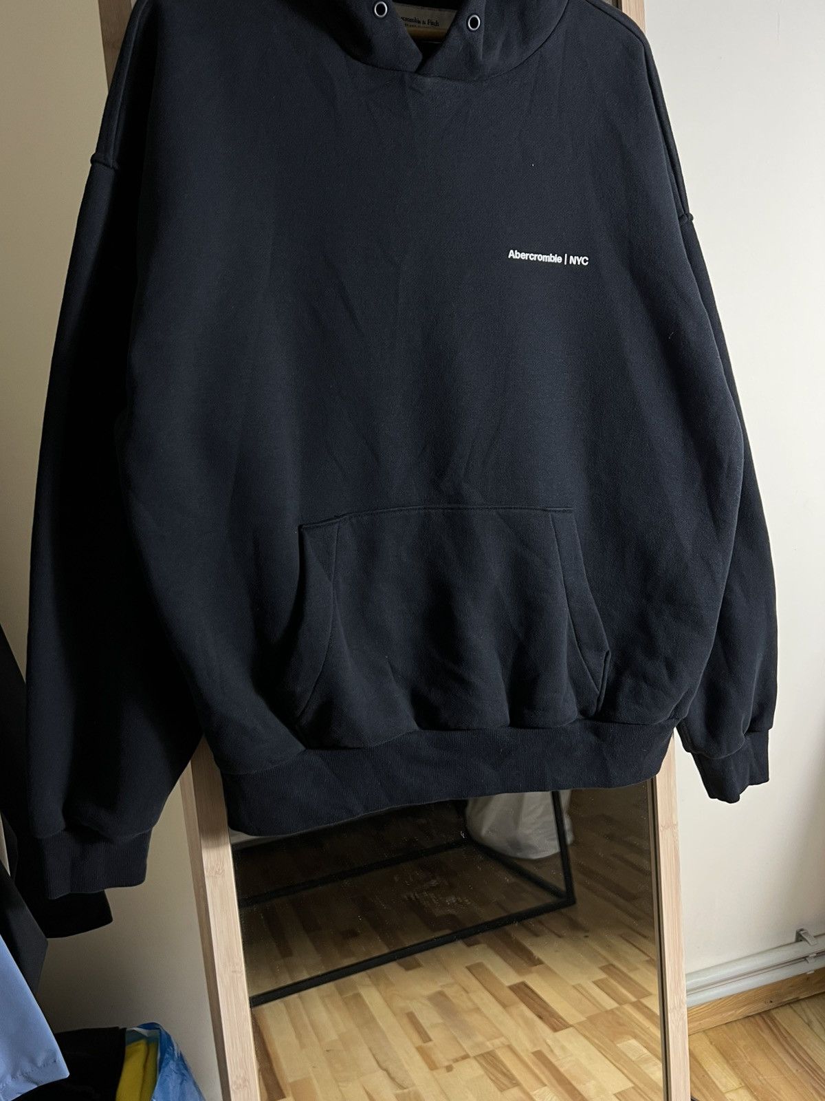 Abercrombie & Fitch Abercrombie & Fitch Micro-Logo Popover Hoodie casual black Size US M / EU 48-50 / 2 - 3 Thumbnail