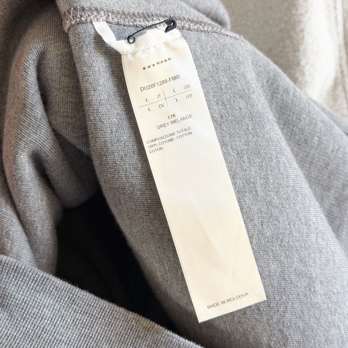 Rick Owens Rick Owens DRKSHDW Inside Out Reverse Drawstring Hoodie Size US L / EU 52-54 / 3 - 7 Thumbnail