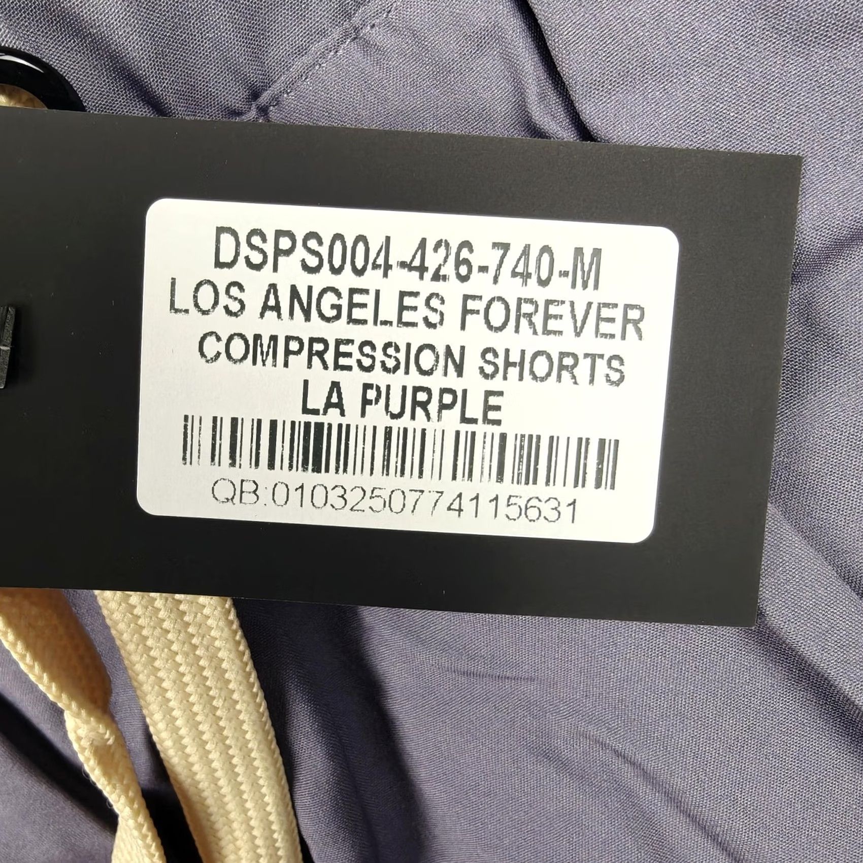 Darc Sport Darc Sport Los Angeles Forever Compression Shorts Mens M Purple Lined New Size US 31 - 4 Thumbnail