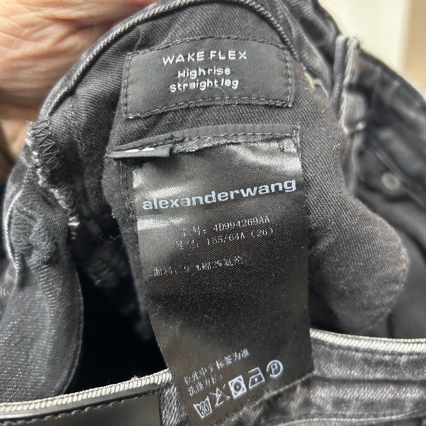 Alexander Wang Alexander Wang Black Jeans 26 99 New Size 26" / US 2 / IT 38 - 4 Thumbnail