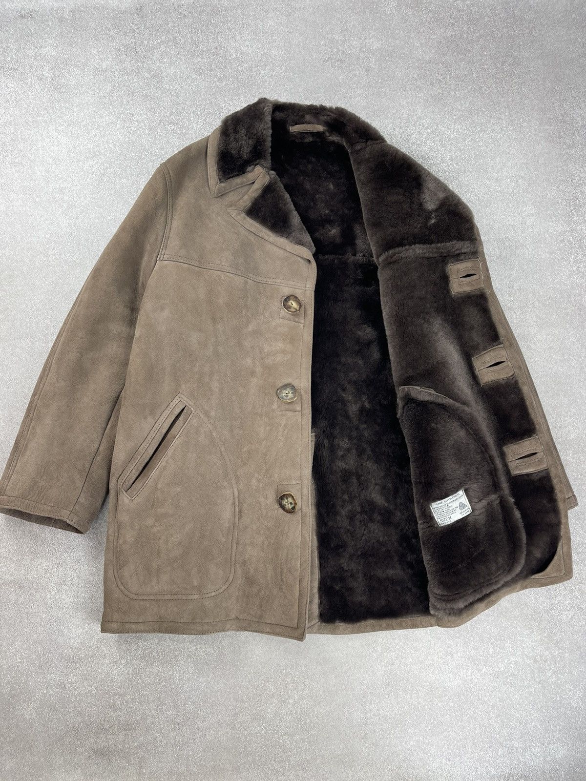 Sawyer of Napa Sawyer Of Napa Suede Suede Sheepskin Western Rancher Jacket Size US M / EU 48-50 / 2 - 9 Thumbnail