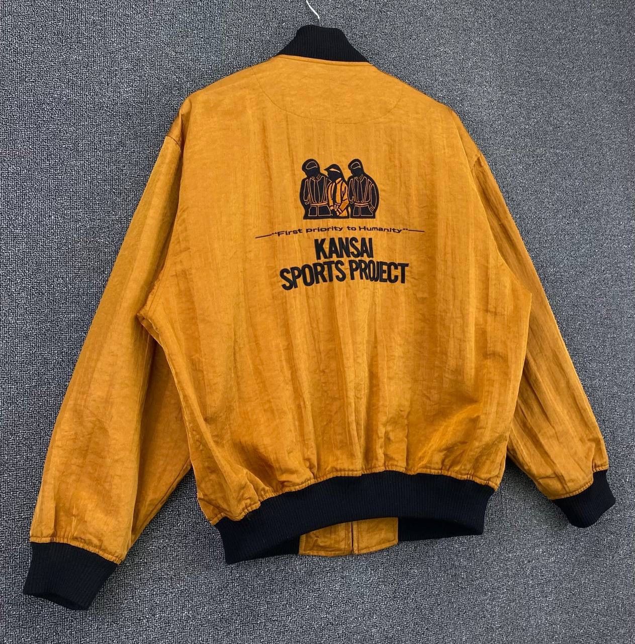 Kansai Yamamoto Vintage Kansai Yamamoto Sports Project Bomber Varsity Jacket Size US M / EU 48-50 / 2 - 5 Thumbnail