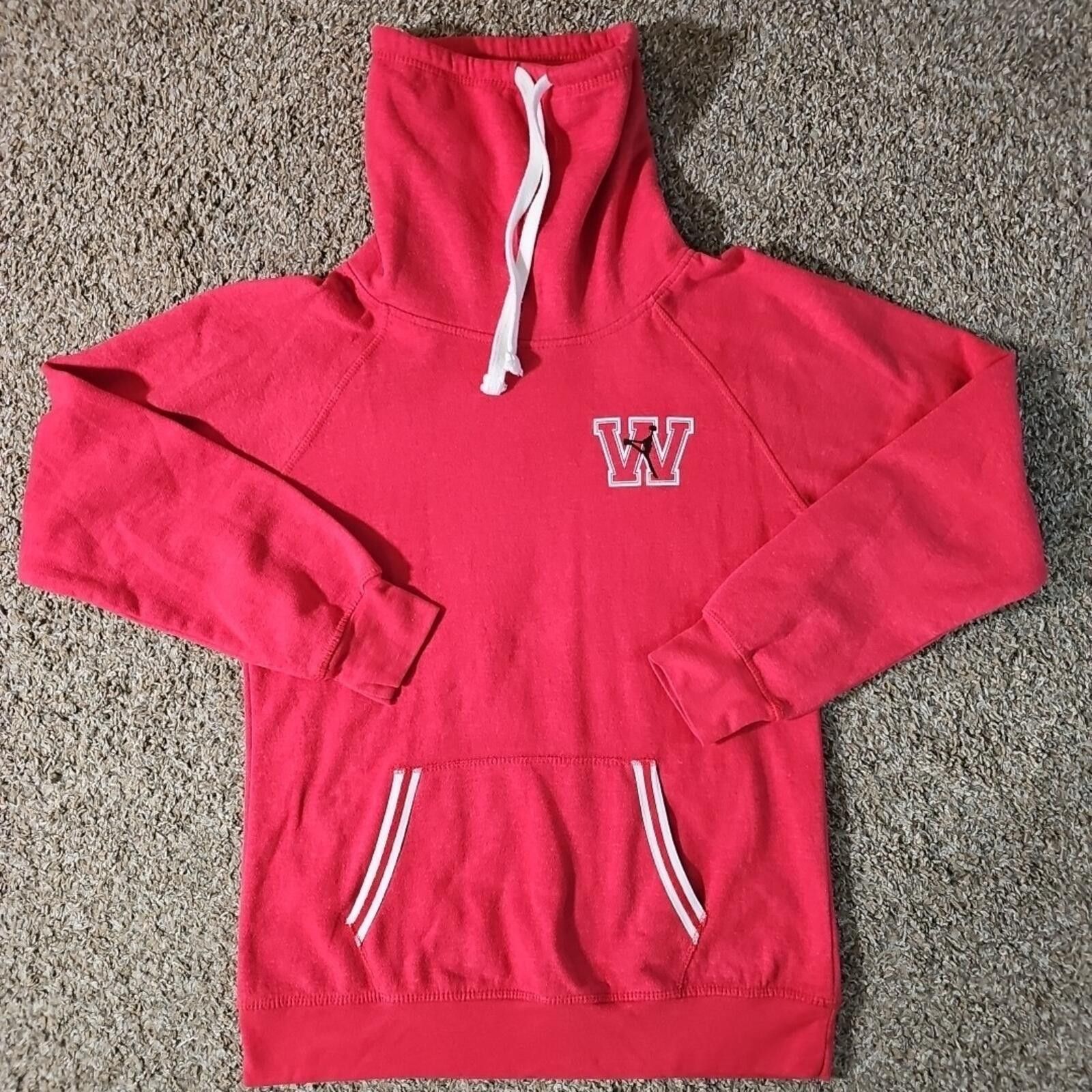 J. America Wisconsin Badgers Showdown S Cowl Sweatshirt Size ONE SIZE - 1 Thumbnail