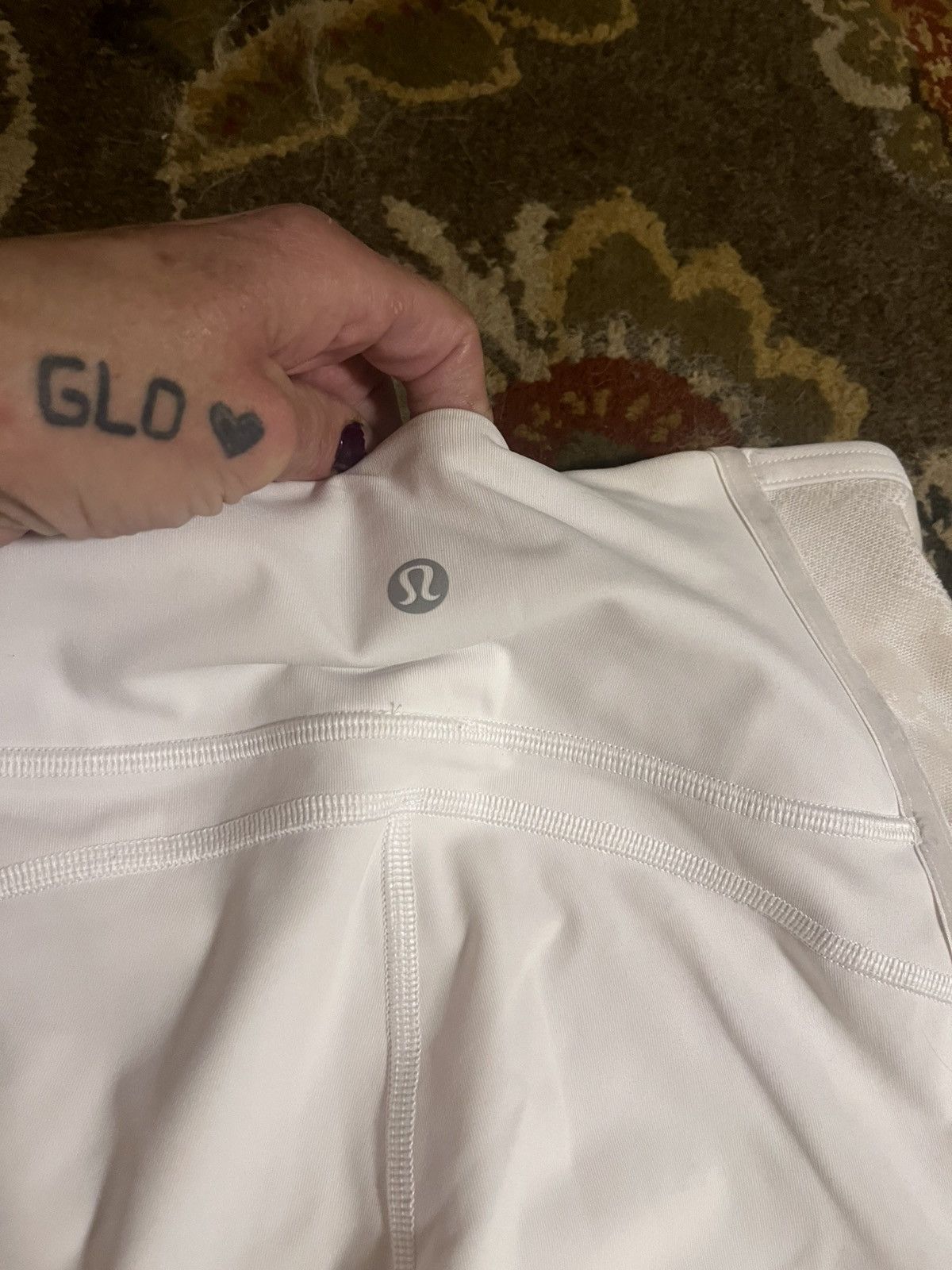 Lululemon White mesh panel Train Times (4) Size 24" / US 00 / IT 34 - 7 Thumbnail